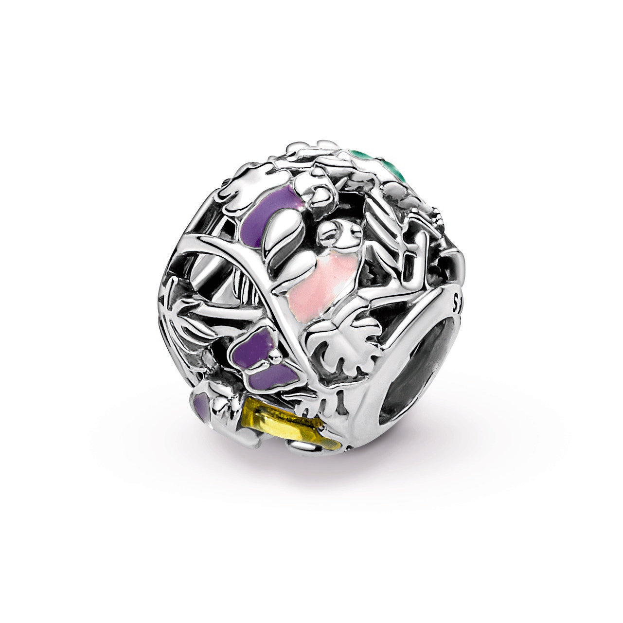 PANDORA Jungle Creatures And Leaves Charm Enamel Charms Bracelet Charm Jewelry Gift