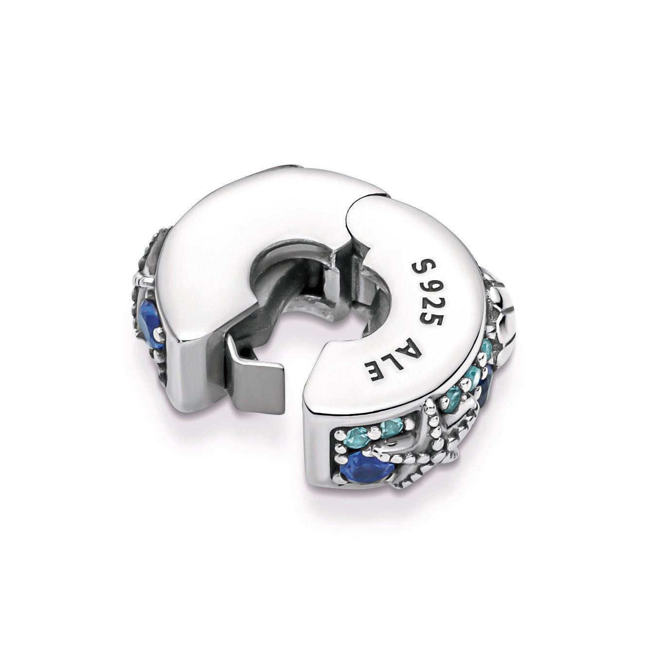 PANDORA Tropical Starfish And Shell Clip Charm Crystals Charms Bracelet Charm Jewelry Gift