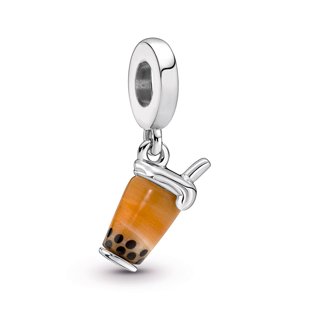 PANDORA Murano Glass Bubble Tea Dangle Charm Charms Bracelet Charm Jewelry Gift