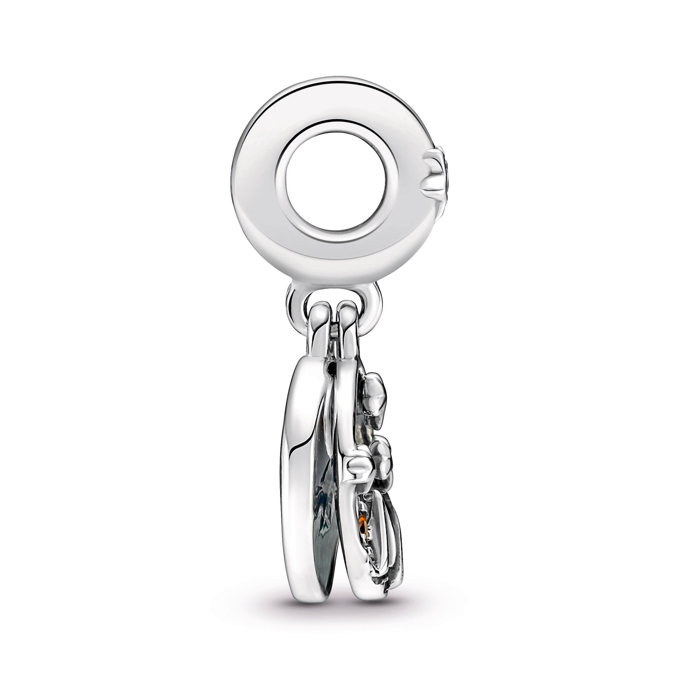 PANDORA Camping Night Sky Double Dangle Charm Cubic Zirconia Charms Bracelet Charm Jewelry Gift
