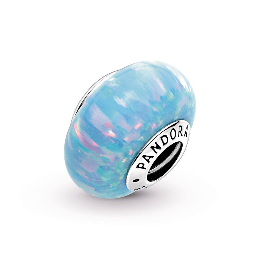 PANDORA Opalescent Ocean Blue Charm Sterling Silver Charms Bracelet Charm Jewelry Gift