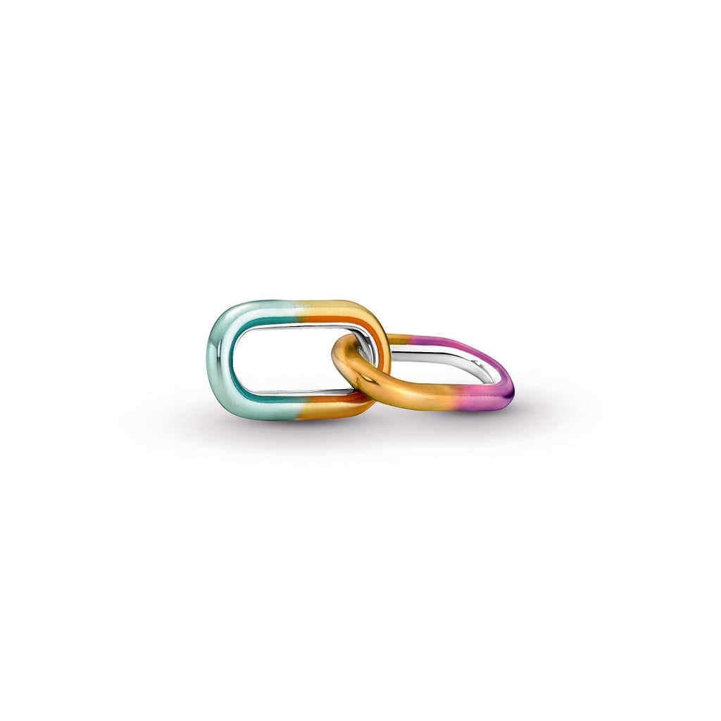 PANDORA ME Styling Tie-dye Double Link Enamel Bracelets Chain Bracelet Jewelry Gift