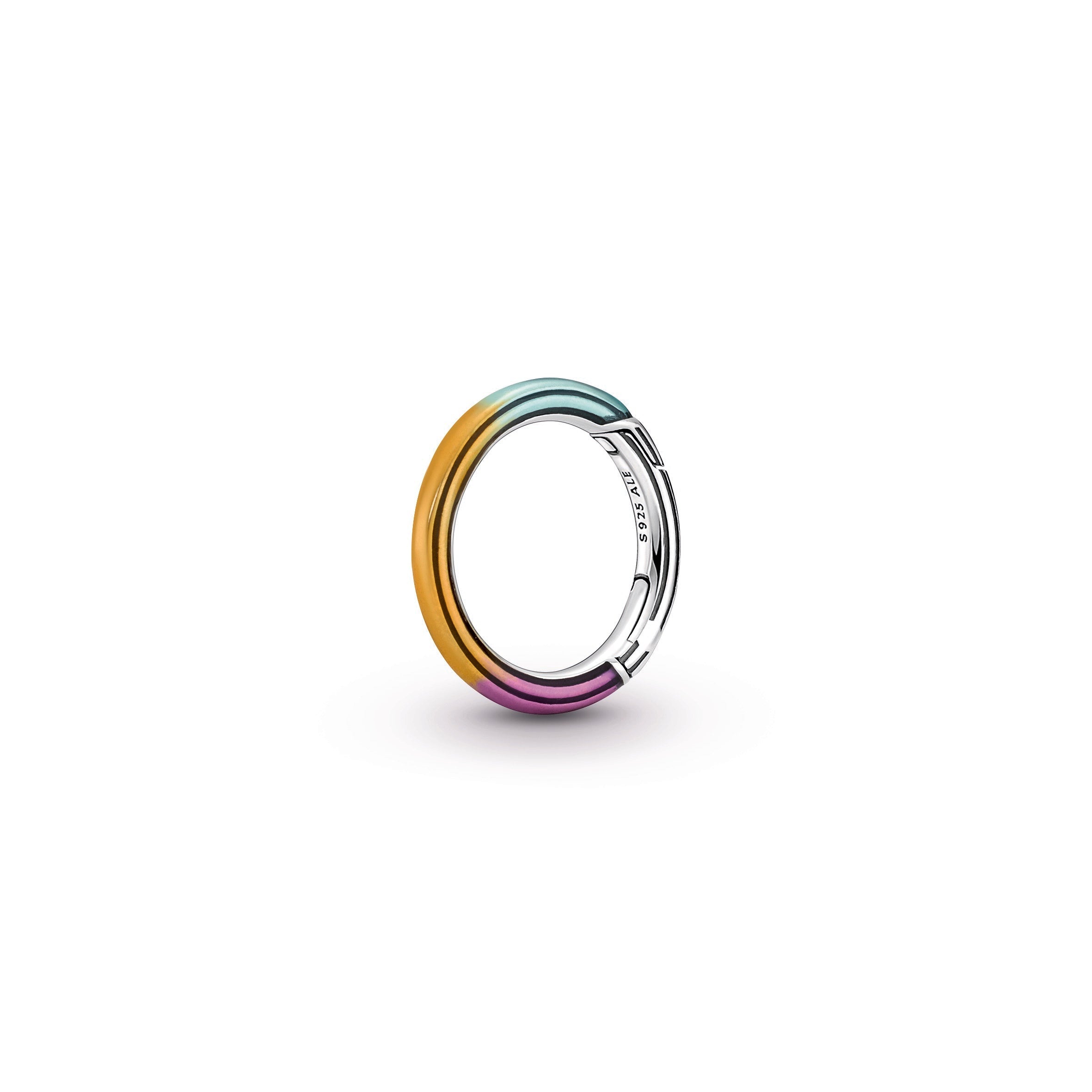 PANDORA ME Tie-dye Styling Round Connector Enamel Bracelets Chain Bracelet Jewelry Gift
