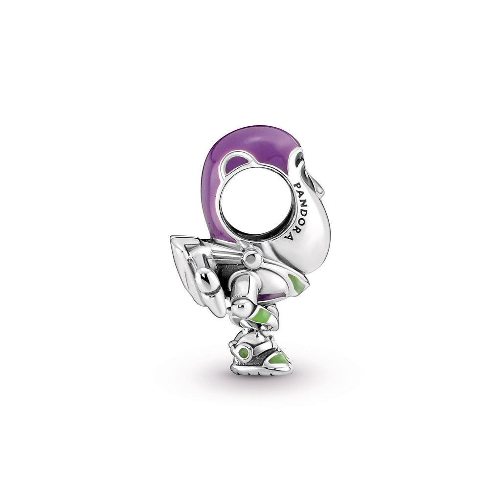 PANDORA Disney Pixar Buzz Lightyear Charm Sterling Silver Charms Bracelet Charm Jewelry Gift