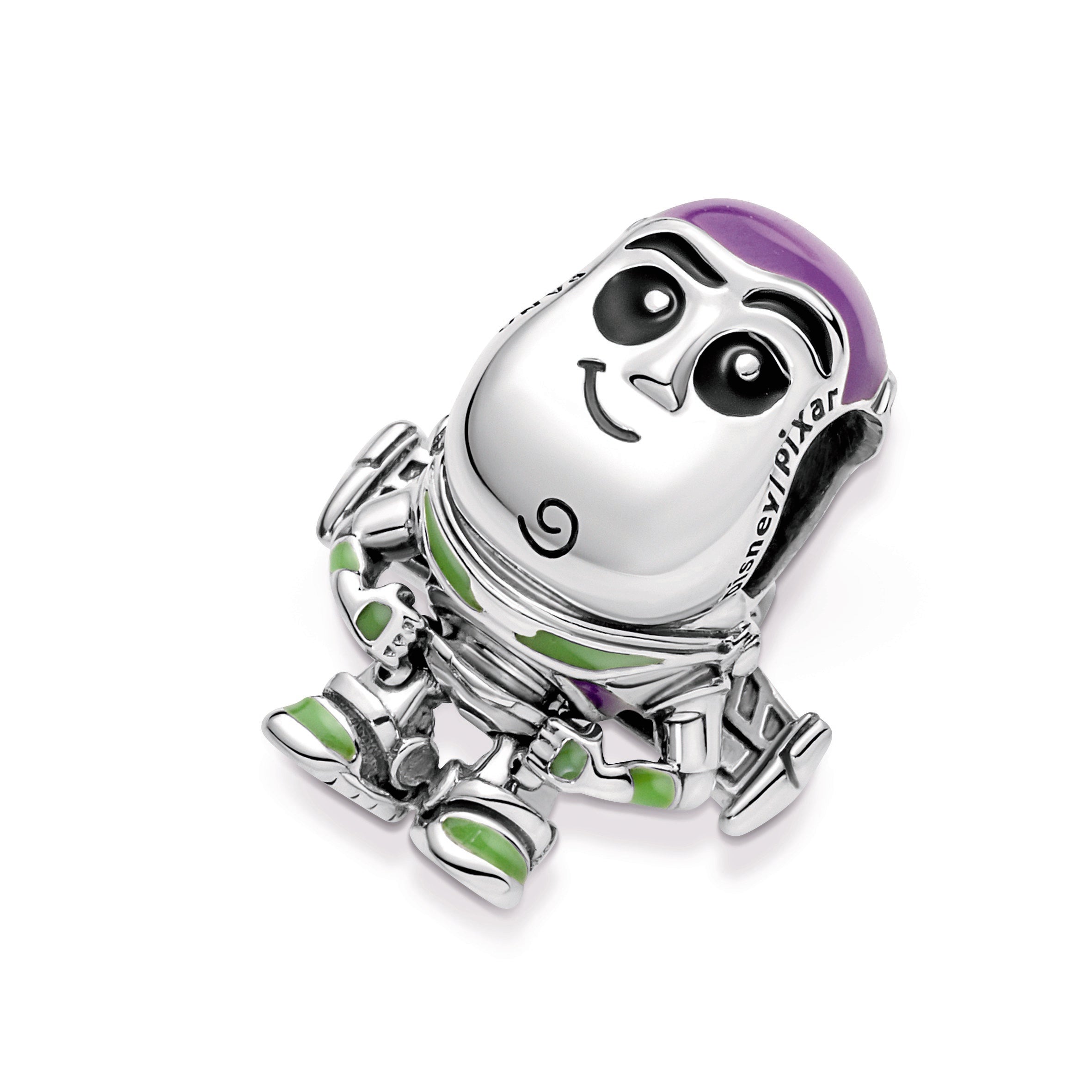 PANDORA Disney Pixar Buzz Lightyear Charm Sterling Silver Charms Bracelet Charm Jewelry Gift