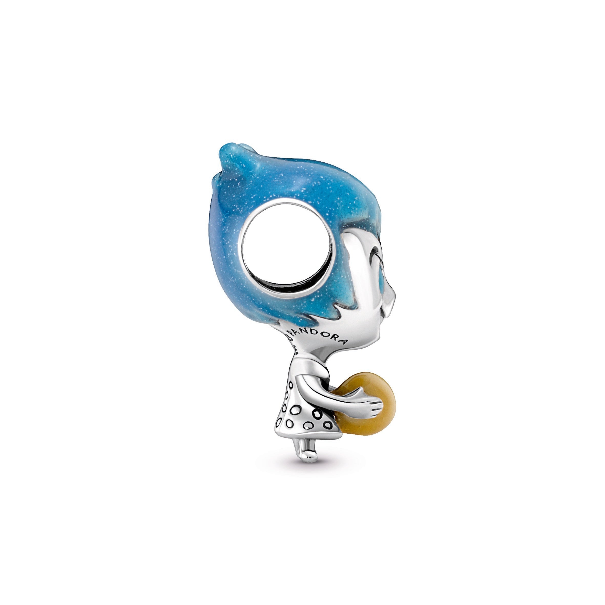 PANDORA Disney Pixar Joy Glow-in-the-dark Memory Orb Charm Enamel Charms Bracelet Charm Jewelry Gift