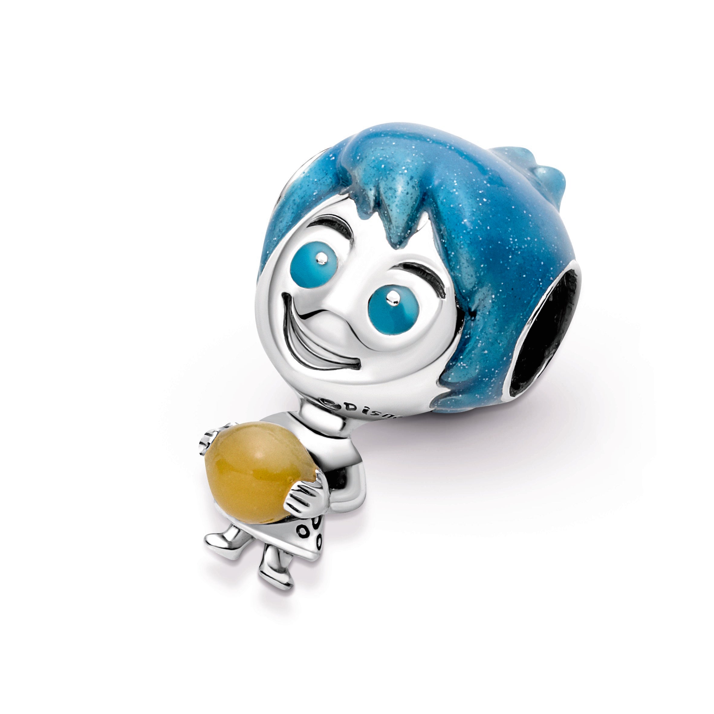 PANDORA Disney Pixar Joy Glow-in-the-dark Memory Orb Charm Enamel Charms Bracelet Charm Jewelry Gift