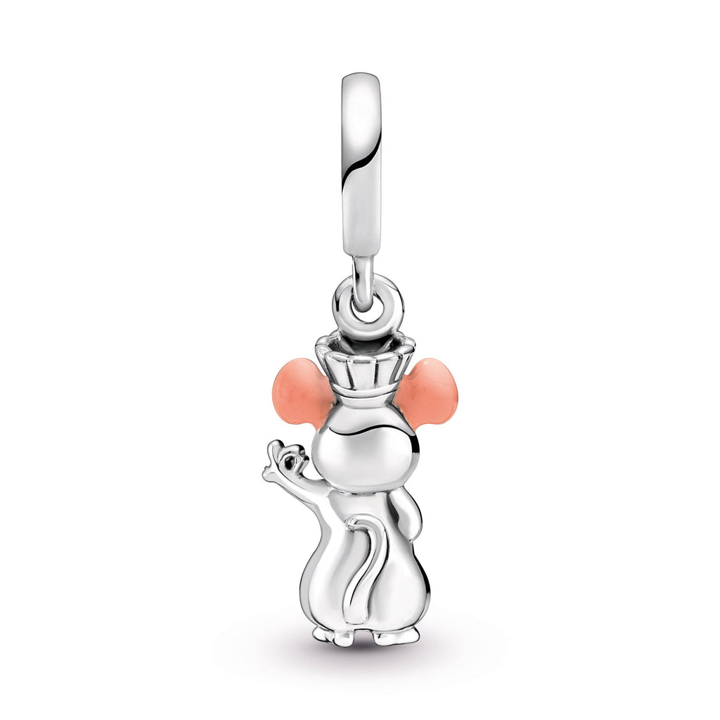 PANDORA Disney Pixar Remy Dangle Charm Enamel Charms Bracelet Charm Jewelry Gift