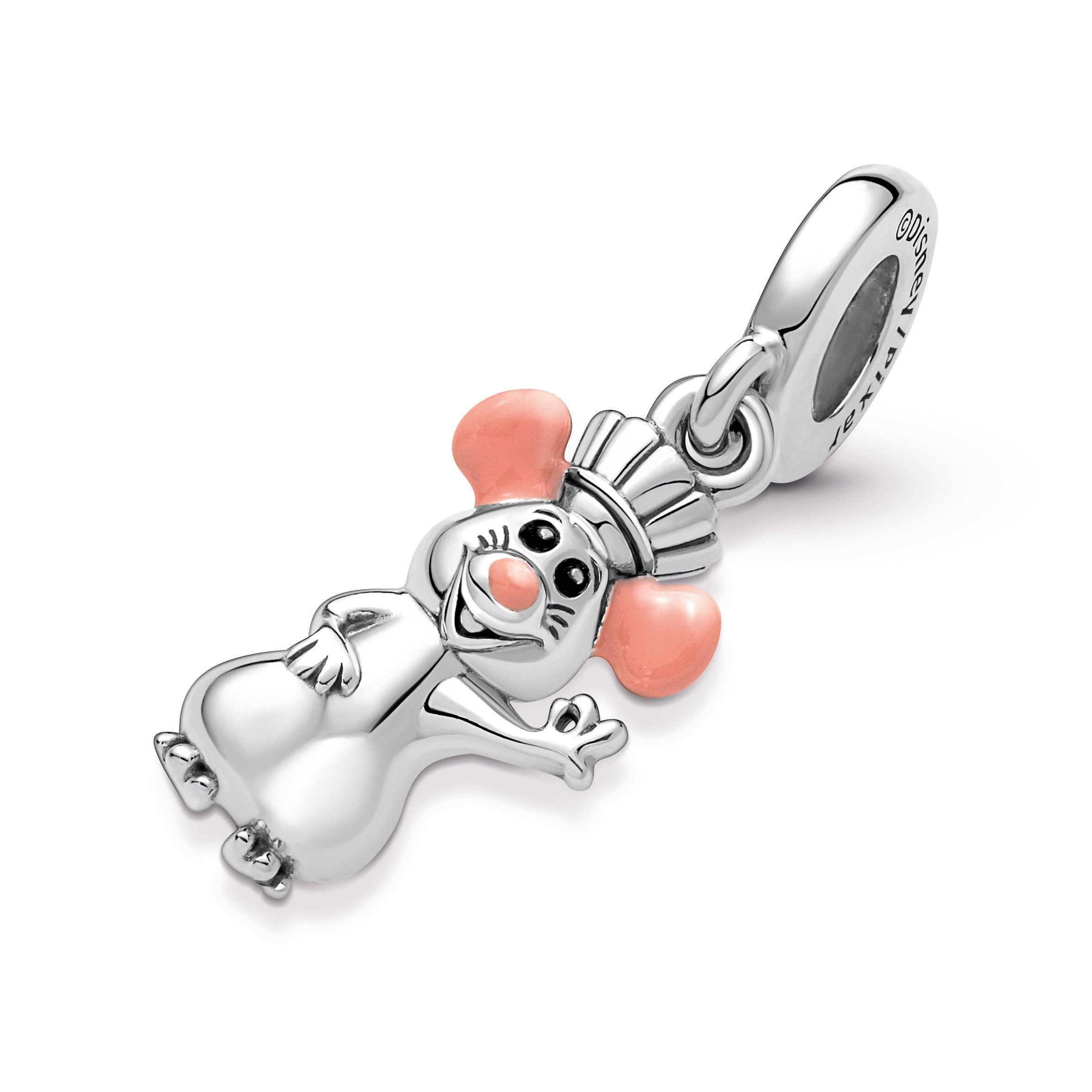PANDORA Disney Pixar Remy Dangle Charm Enamel Charms Bracelet Charm Jewelry Gift