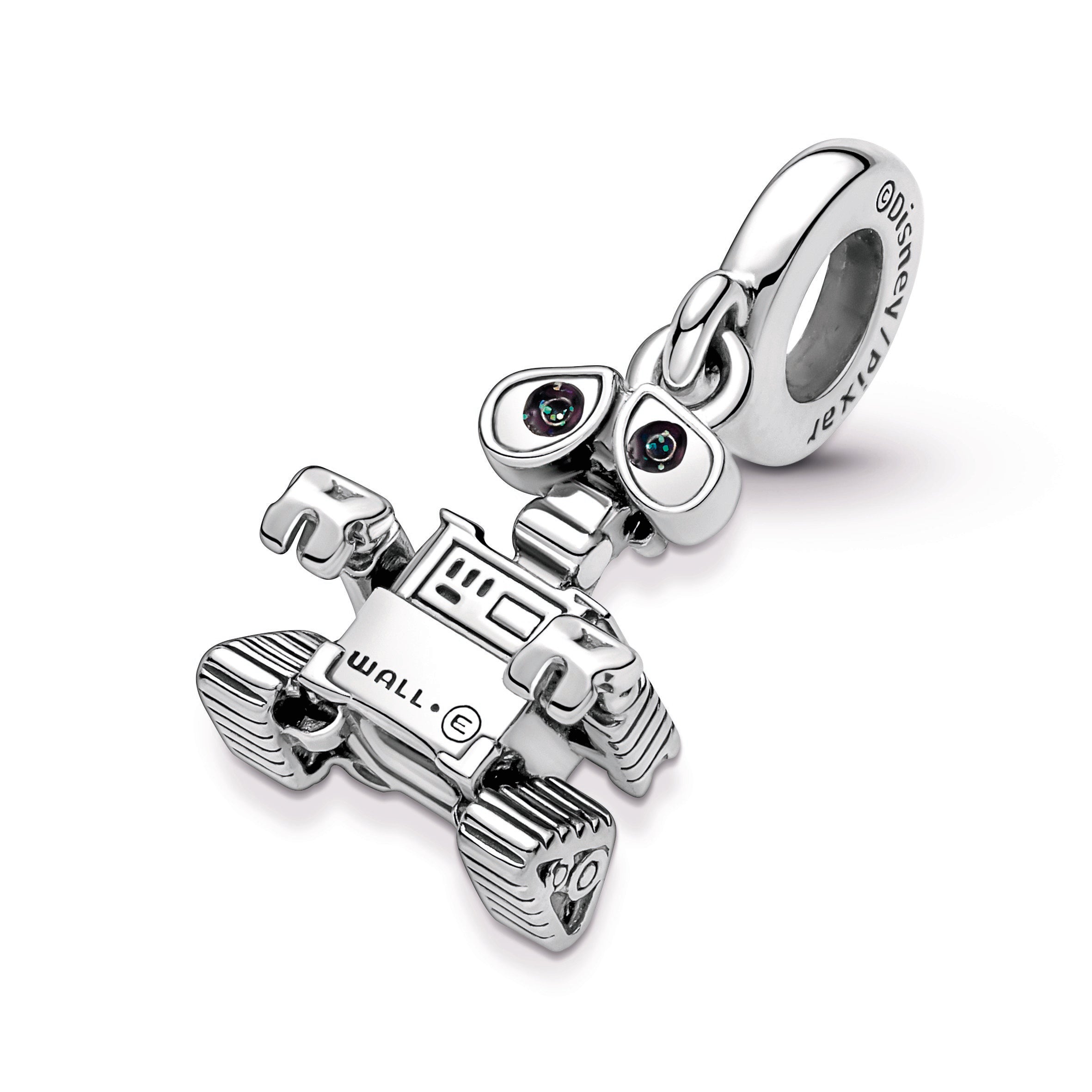 PANDORA Disney Pixar Wall-E Dangle Charm Enamel Charms Bracelet Charm Jewelry Gift