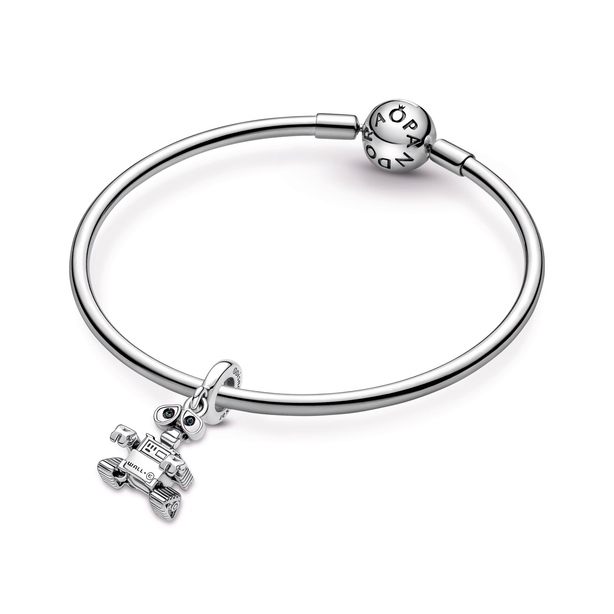 PANDORA Disney Pixar Wall-E Dangle Charm Enamel Charms Bracelet Charm Jewelry Gift