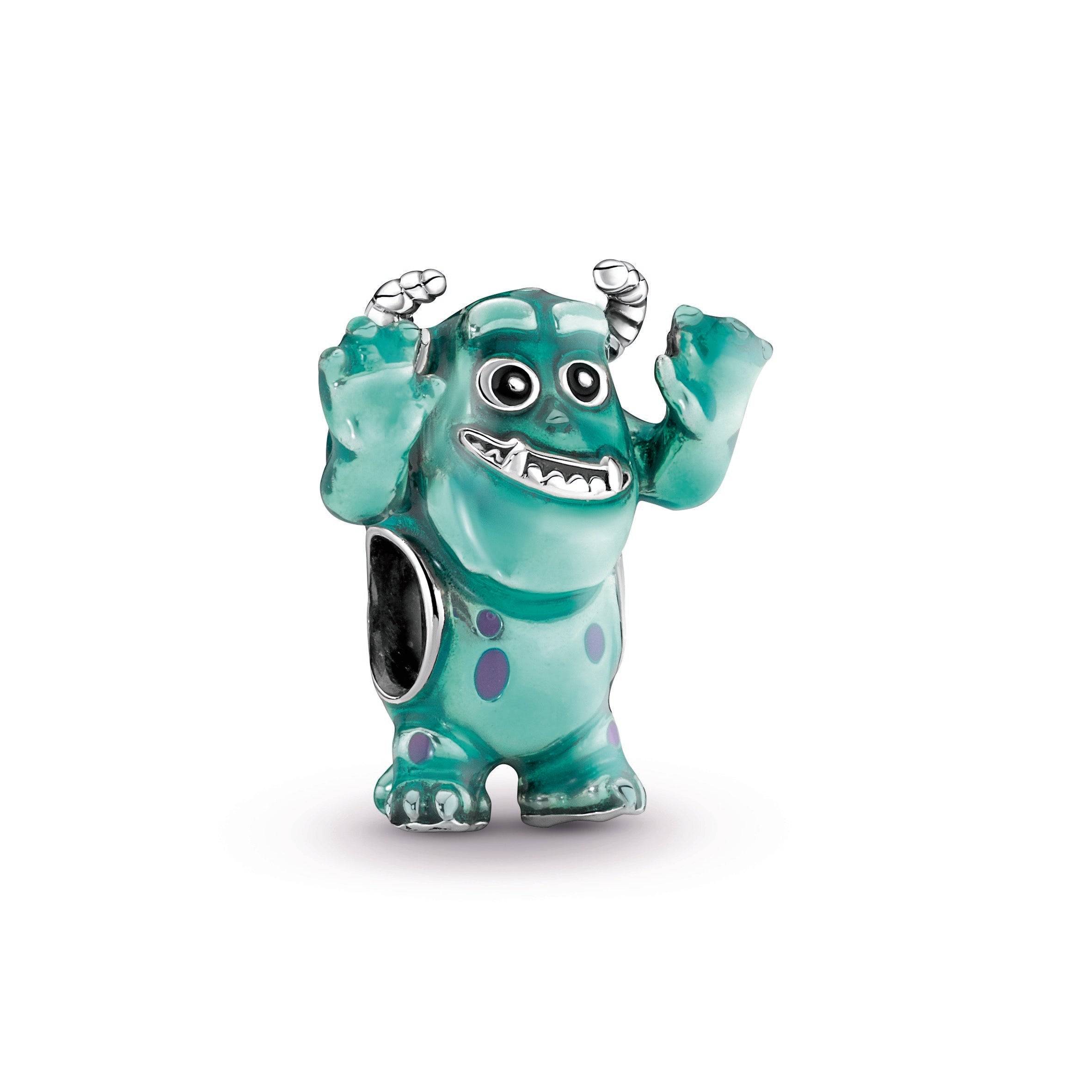 PANDORA Disney Pixar Sulley Charm Enamel Charms Bracelet Charm Jewelry Gift