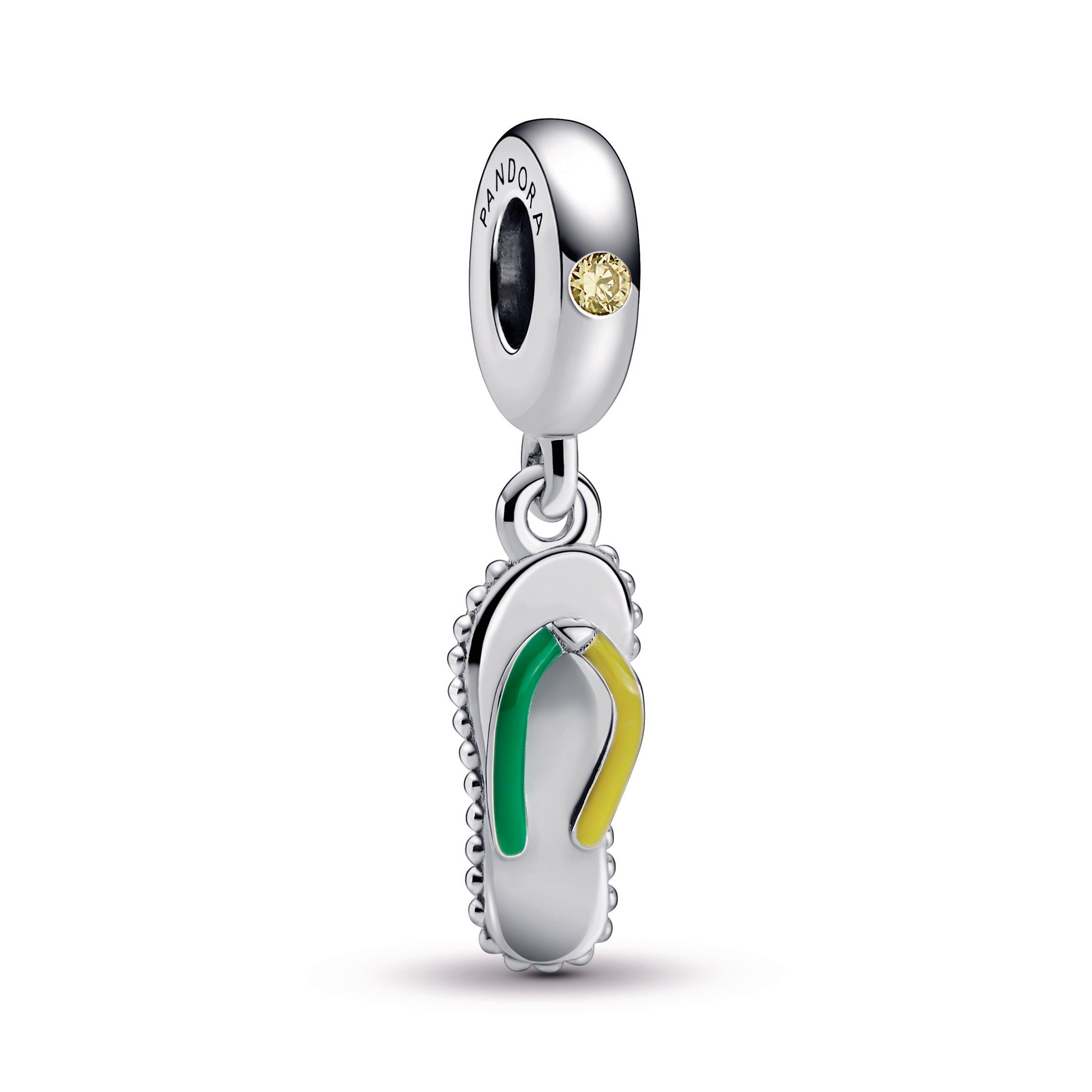 PANDORA Flip-flop Dangle Charm Enamel Charms Bracelet Charm Jewelry Gift