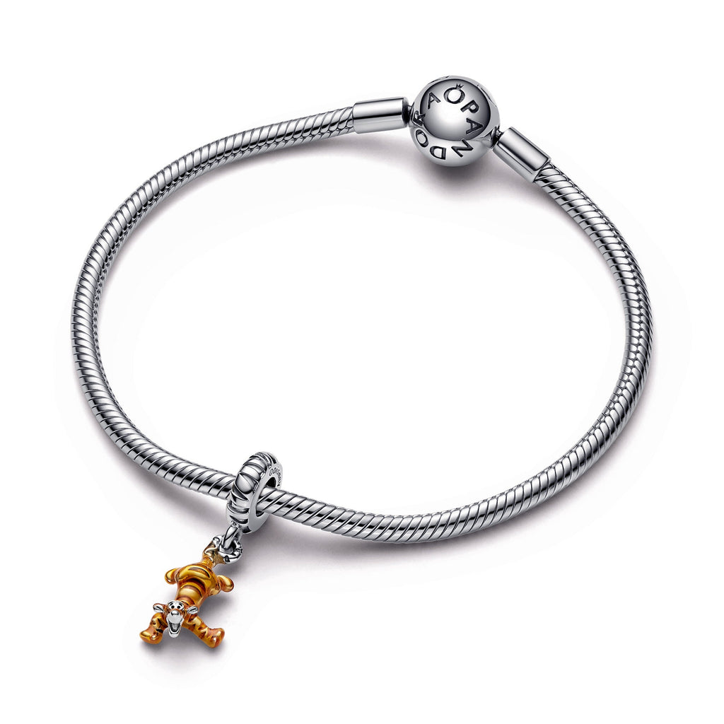 PANDORA Disney Winnie The Pooh Tigger Dangle Charm Enamel Charms Bracelet Charm Jewelry Gift