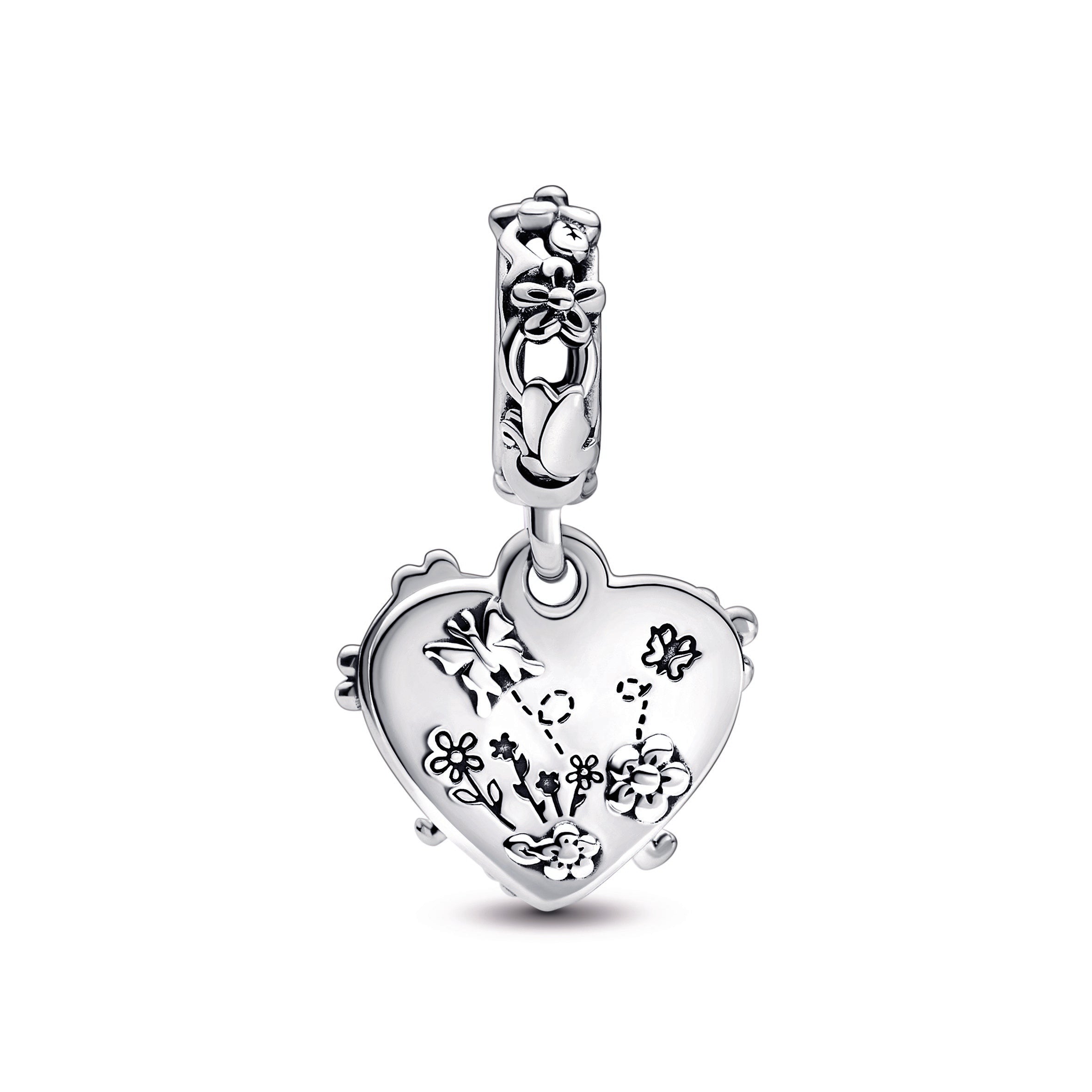 PANDORA Disney Winnie The Pooh And Piglet Double Dangle Charm Enamel Charms Bracelet Charm Jewelry Gift