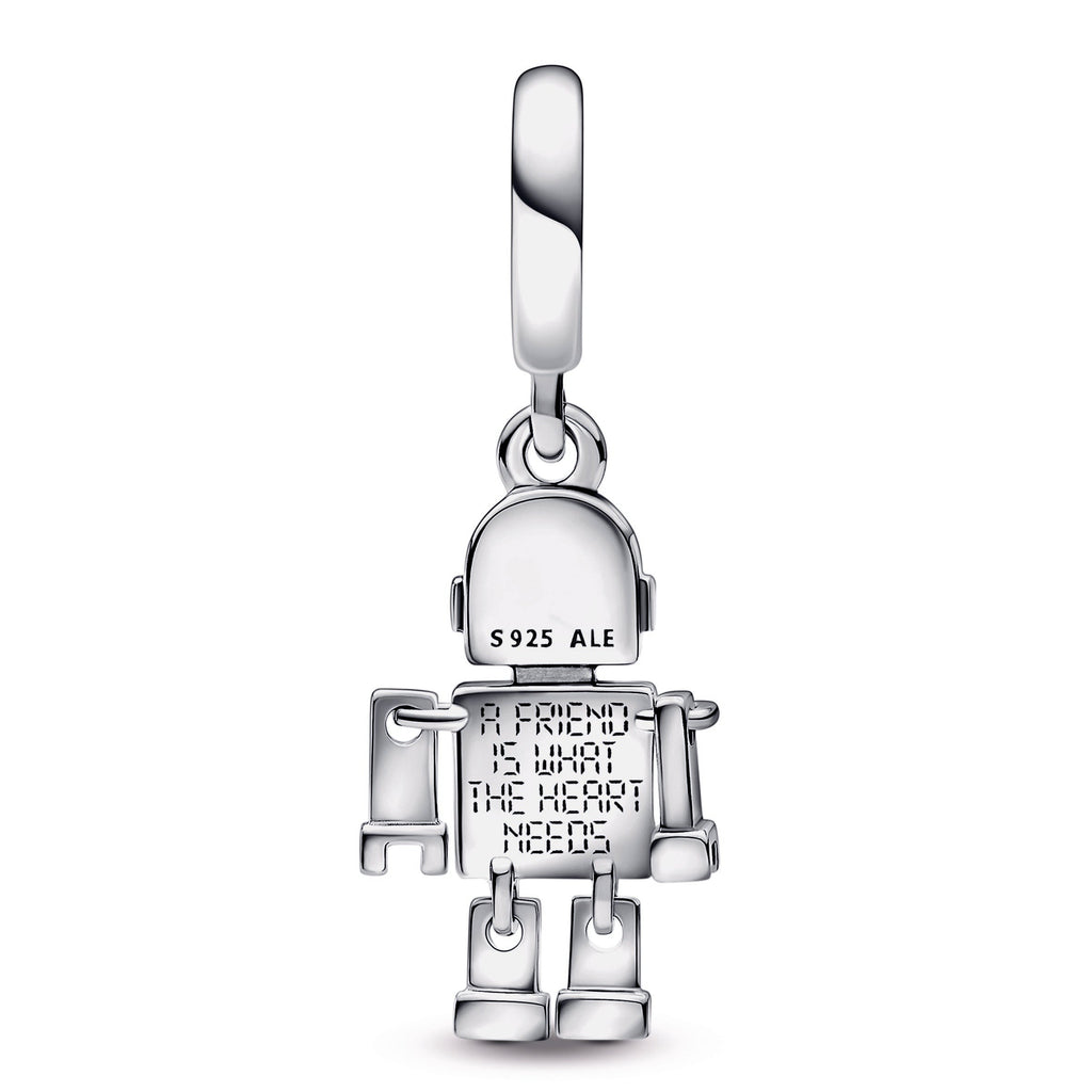 PANDORA Bestie Bot Robot Dangle Charm Enamel Charms Bracelet Charm Jewelry Gift