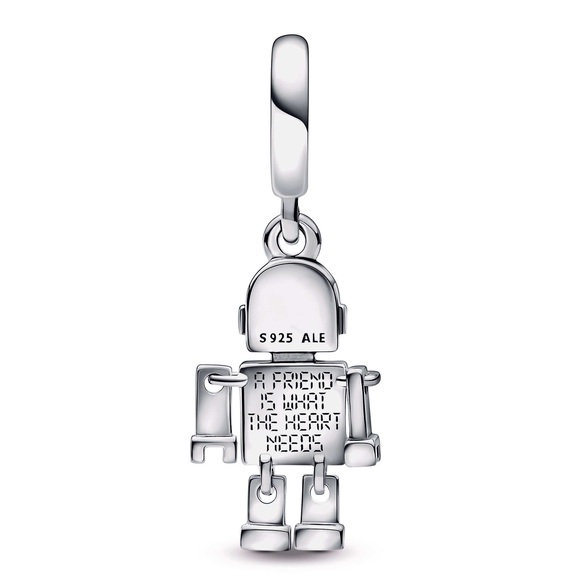 PANDORA Bestie Bot Robot Dangle Charm Enamel Charms Bracelet Charm Jewelry Gift