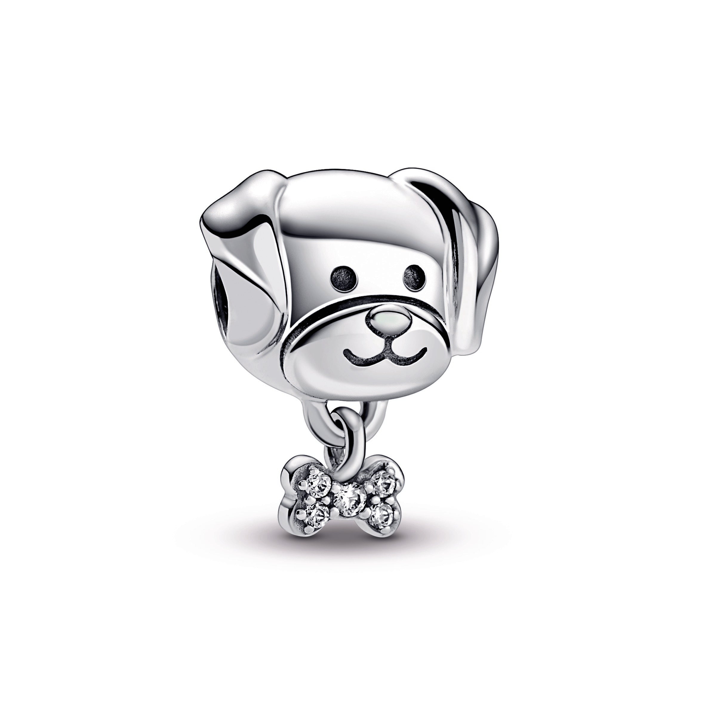 PANDORA Pet Dog And Bone Charm Sterling Silver Charms Bracelet Charm Jewelry Gift