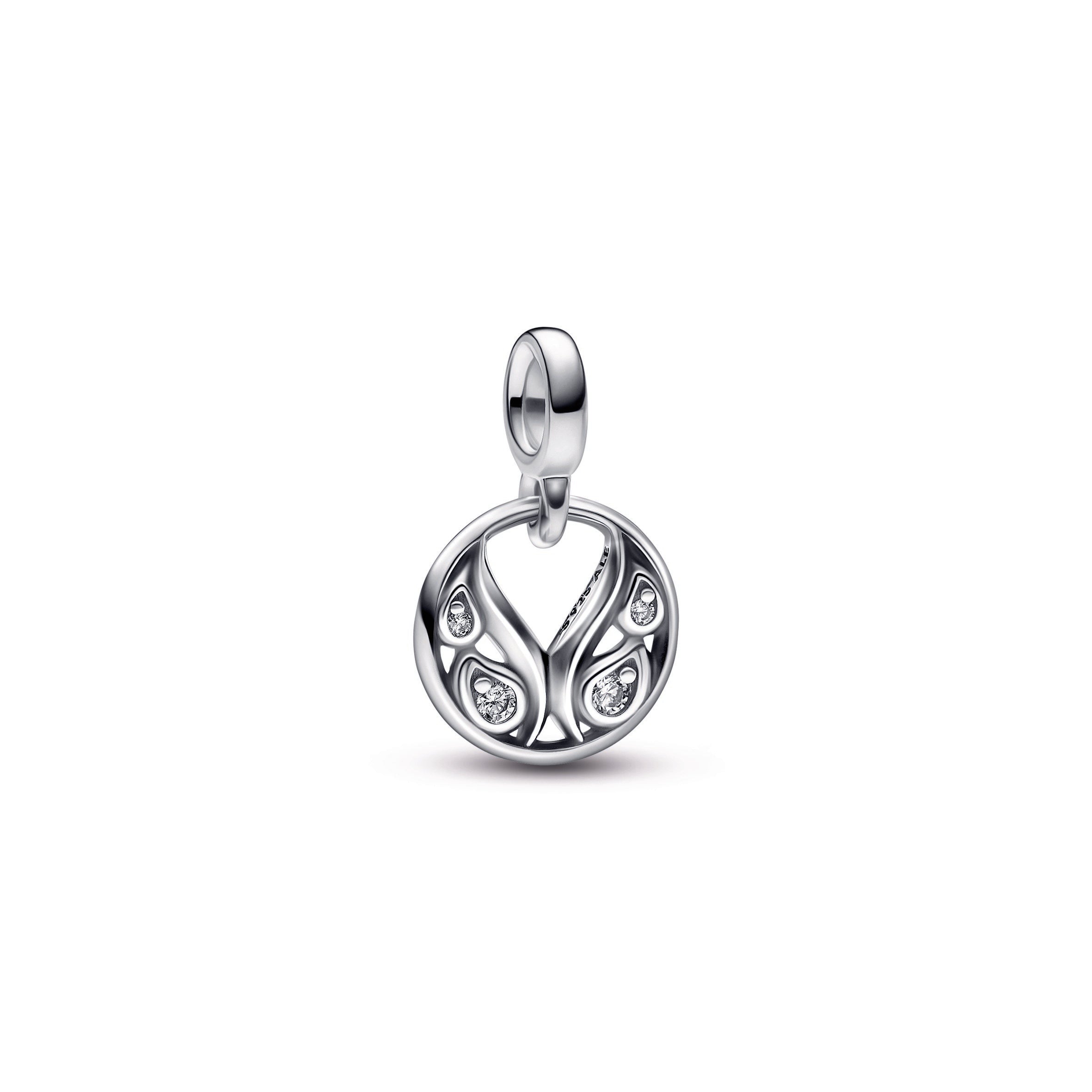 PANDORA ME Burning Wings Mini Dangle Cubic Zirconia Charms Bracelet Charm Jewelry Gift