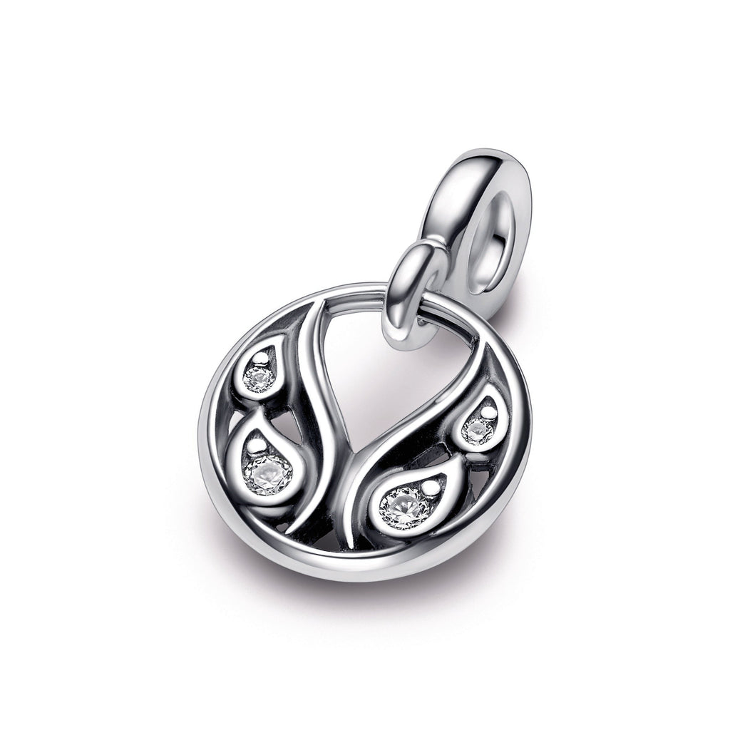 PANDORA ME Burning Wings Mini Dangle Cubic Zirconia Charms Bracelet Charm Jewelry Gift