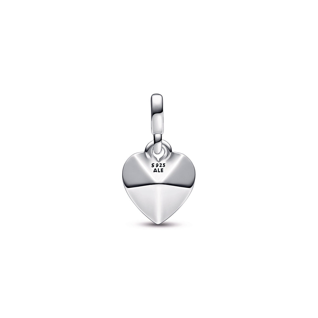 PANDORA ME Faceted Heart Mini Dangle Sterling Silver Charms Bracelet Charm Jewelry Gift