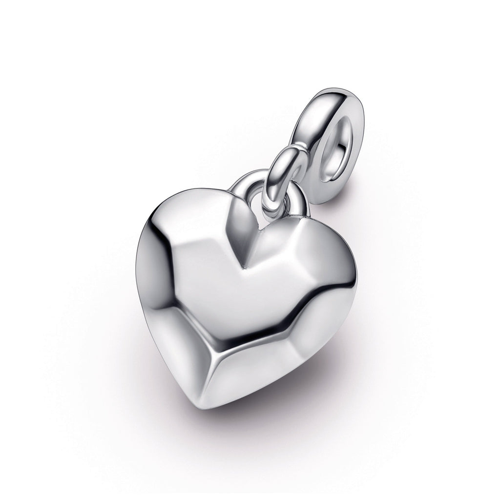 PANDORA ME Faceted Heart Mini Dangle Sterling Silver Charms Bracelet Charm Jewelry Gift