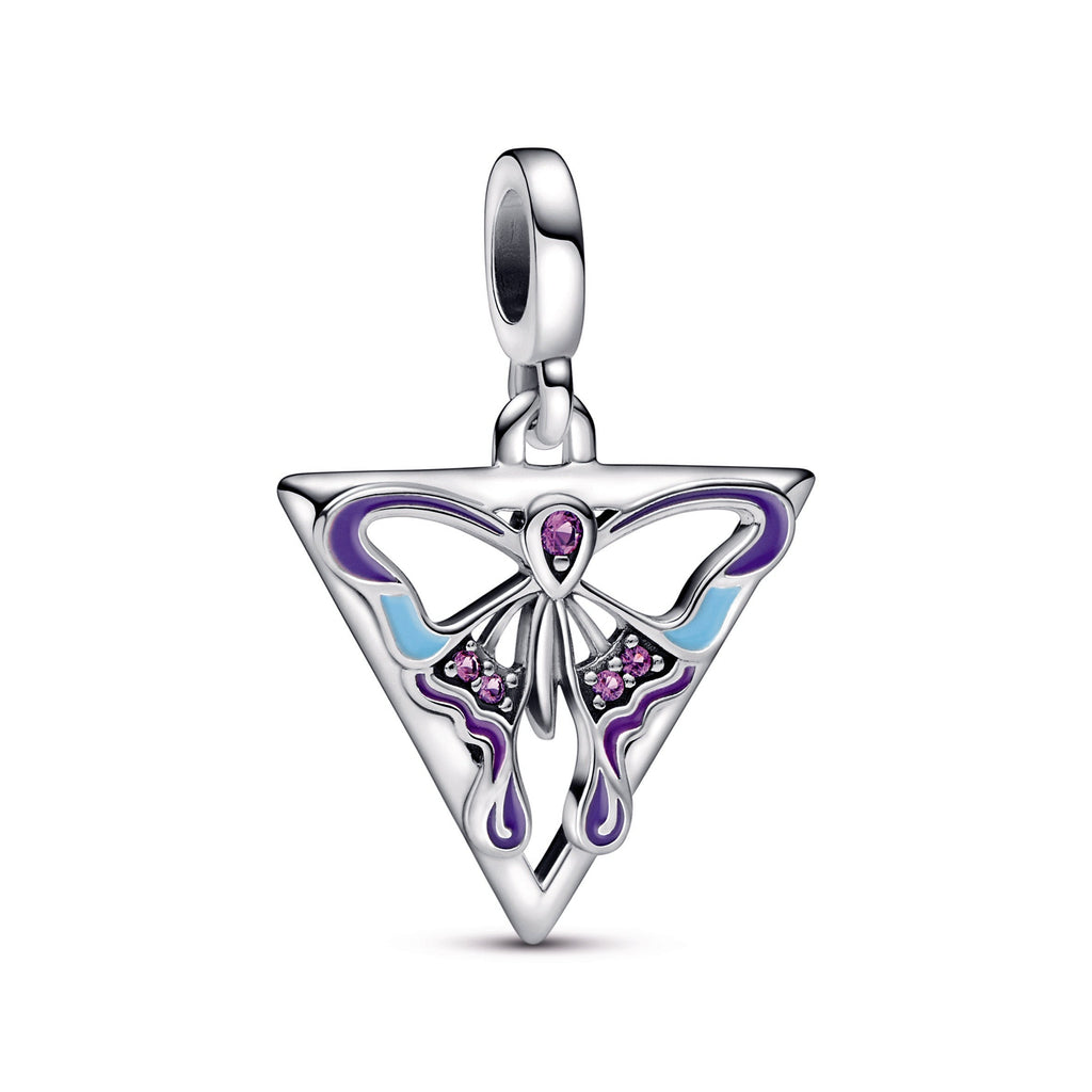 PANDORA ME Butterfly Medallion Crystals Charms Bracelet Charm Jewelry Gift