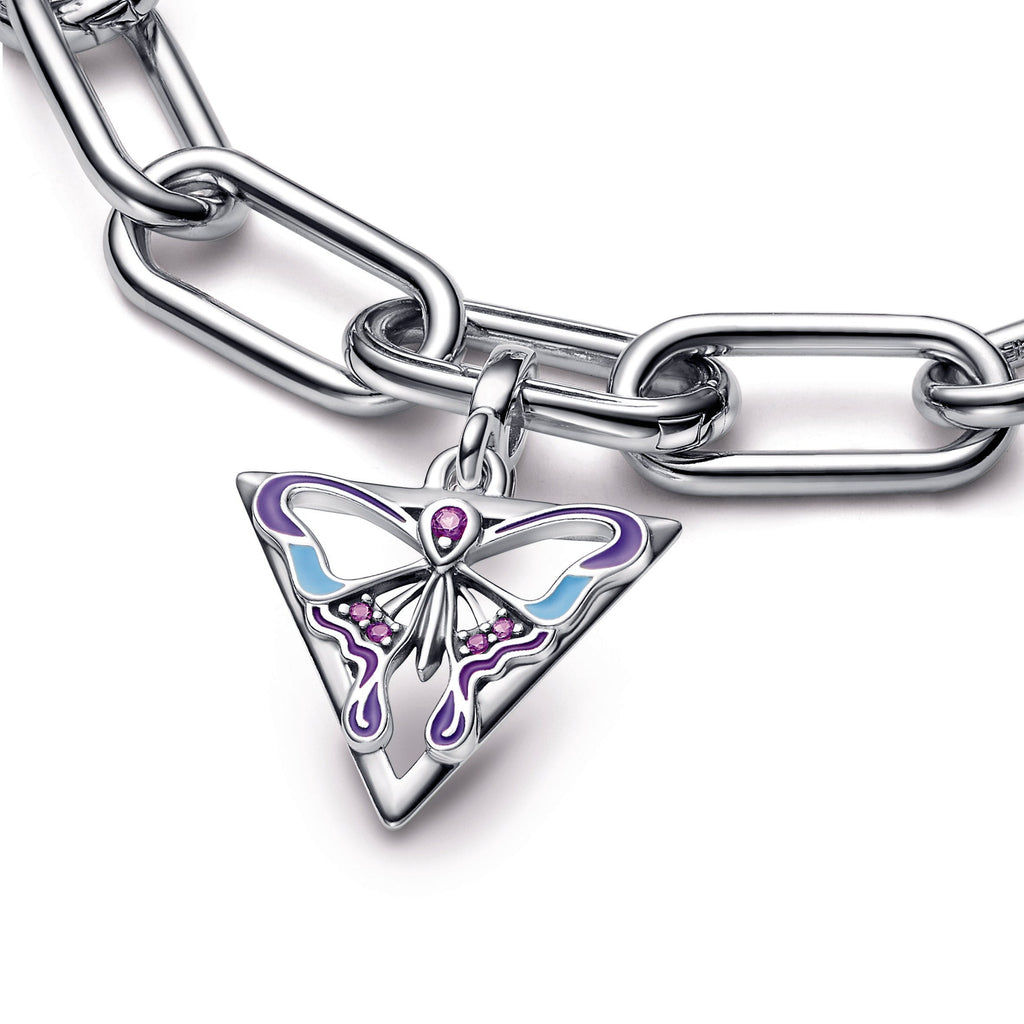 PANDORA ME Butterfly Medallion Crystals Charms Bracelet Charm Jewelry Gift