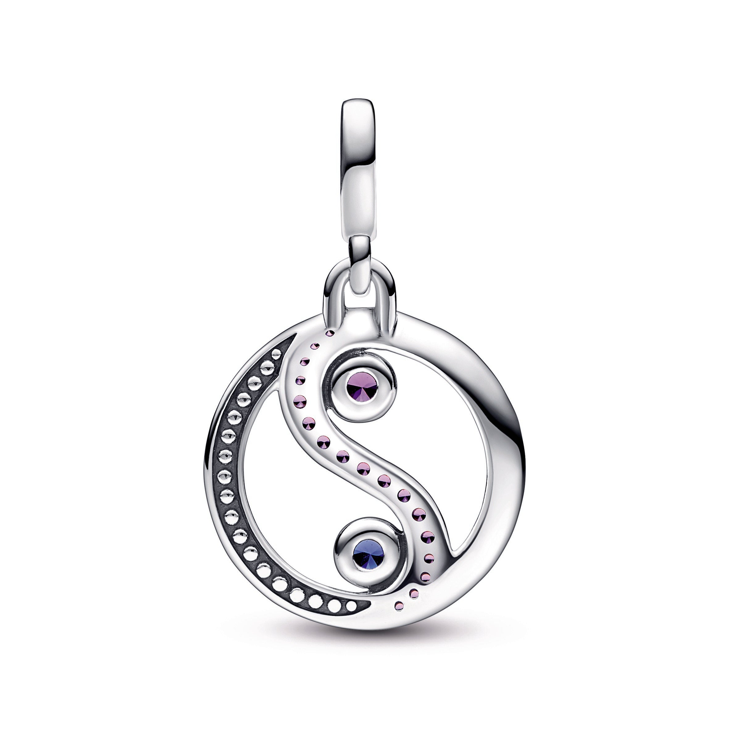 PANDORA ME Balance Yin And Yang Medallion Crystals Charms Bracelet Charm Jewelry Gift