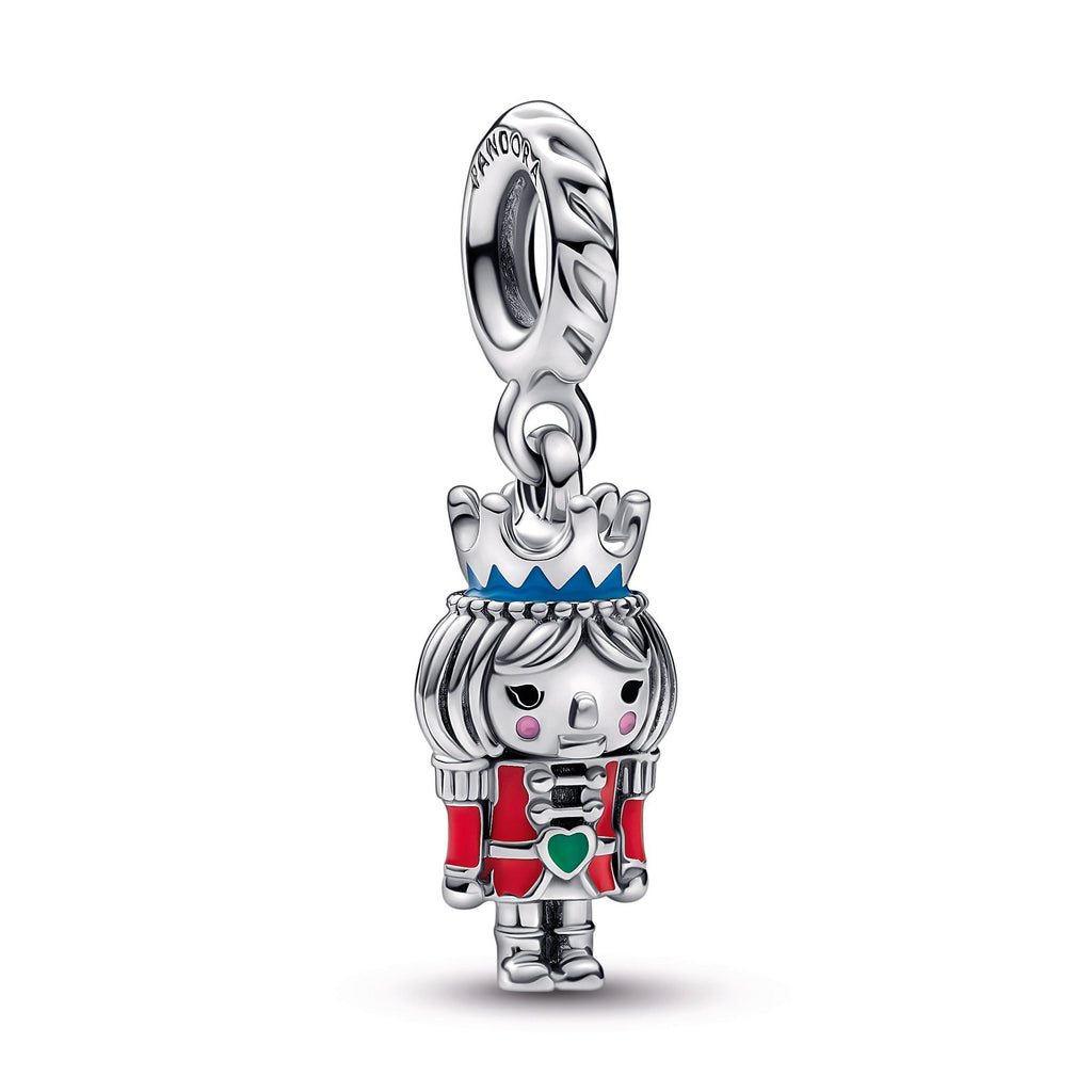 PANDORA Festive Nutcracker 2022 Dangle Charm Enamel Charms Bracelet Charm Jewelry Gift