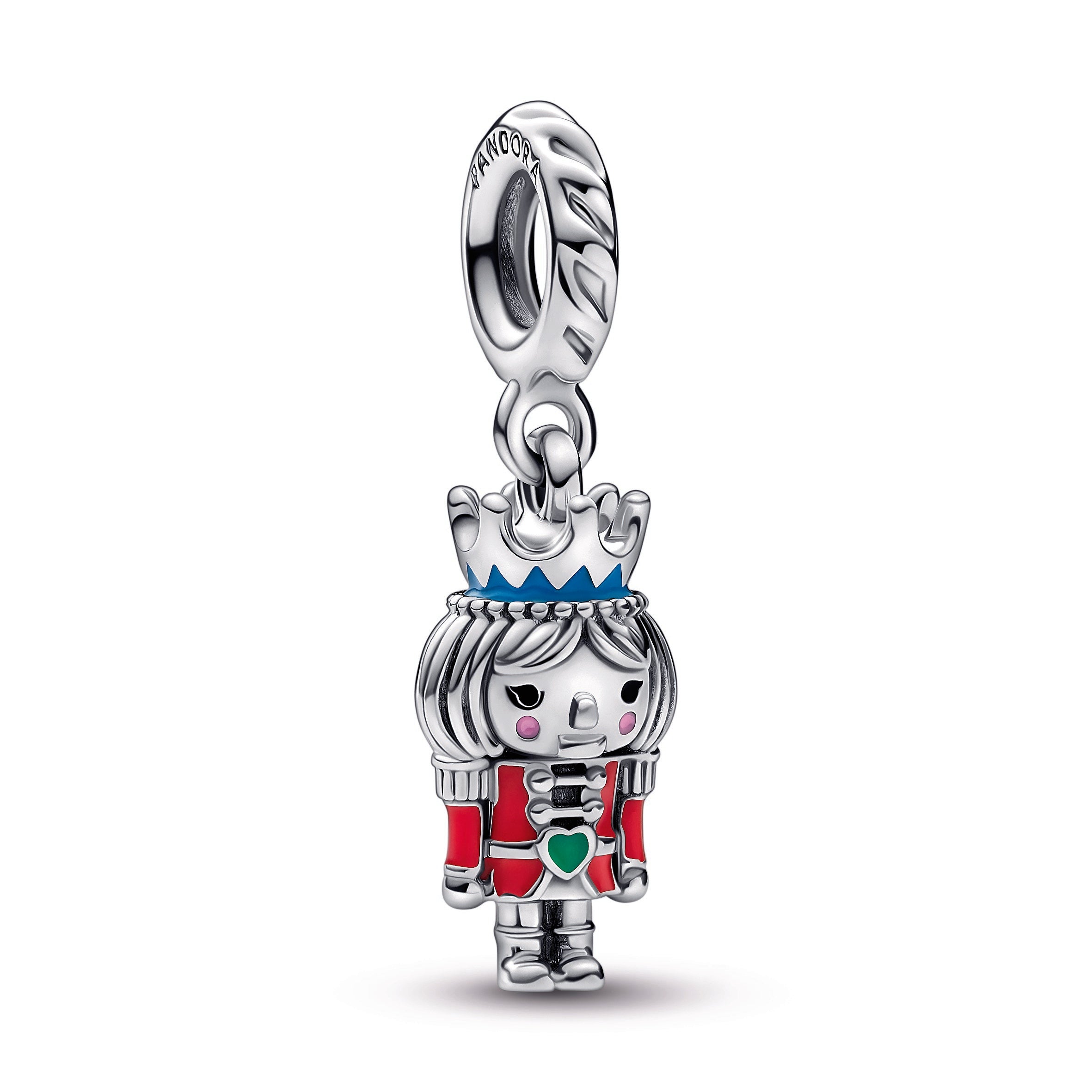 PANDORA Festive Nutcracker 2022 Dangle Charm Enamel Charms Bracelet Charm Jewelry Gift