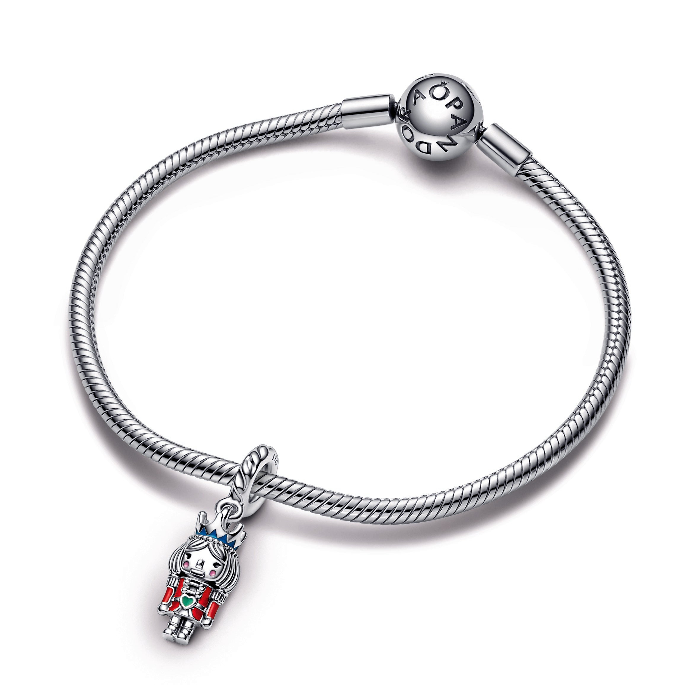 PANDORA Festive Nutcracker 2022 Dangle Charm Enamel Charms Bracelet Charm Jewelry Gift