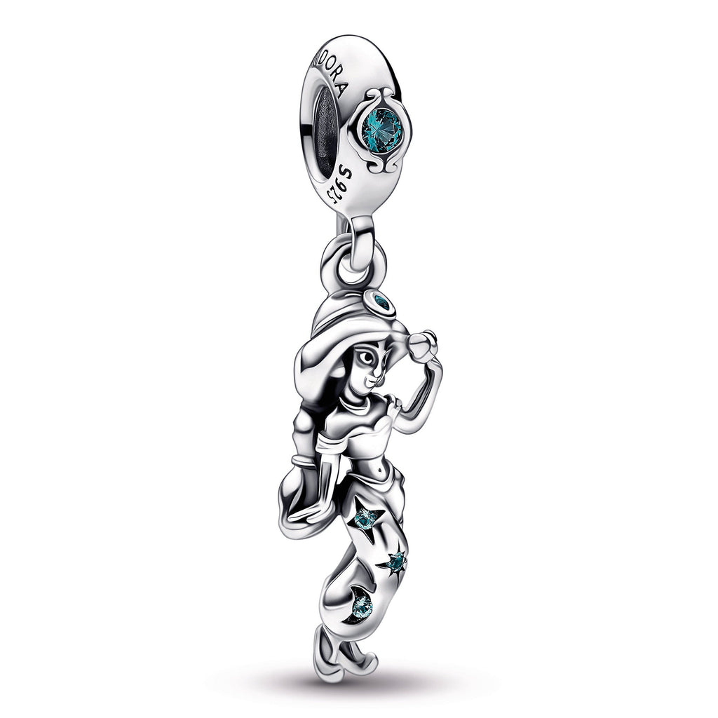 PANDORA Disney Aladdin Princess Jasmine Dangle Charm Crystals Disney Princess Charms Bracelet Charm Jewelry Gift