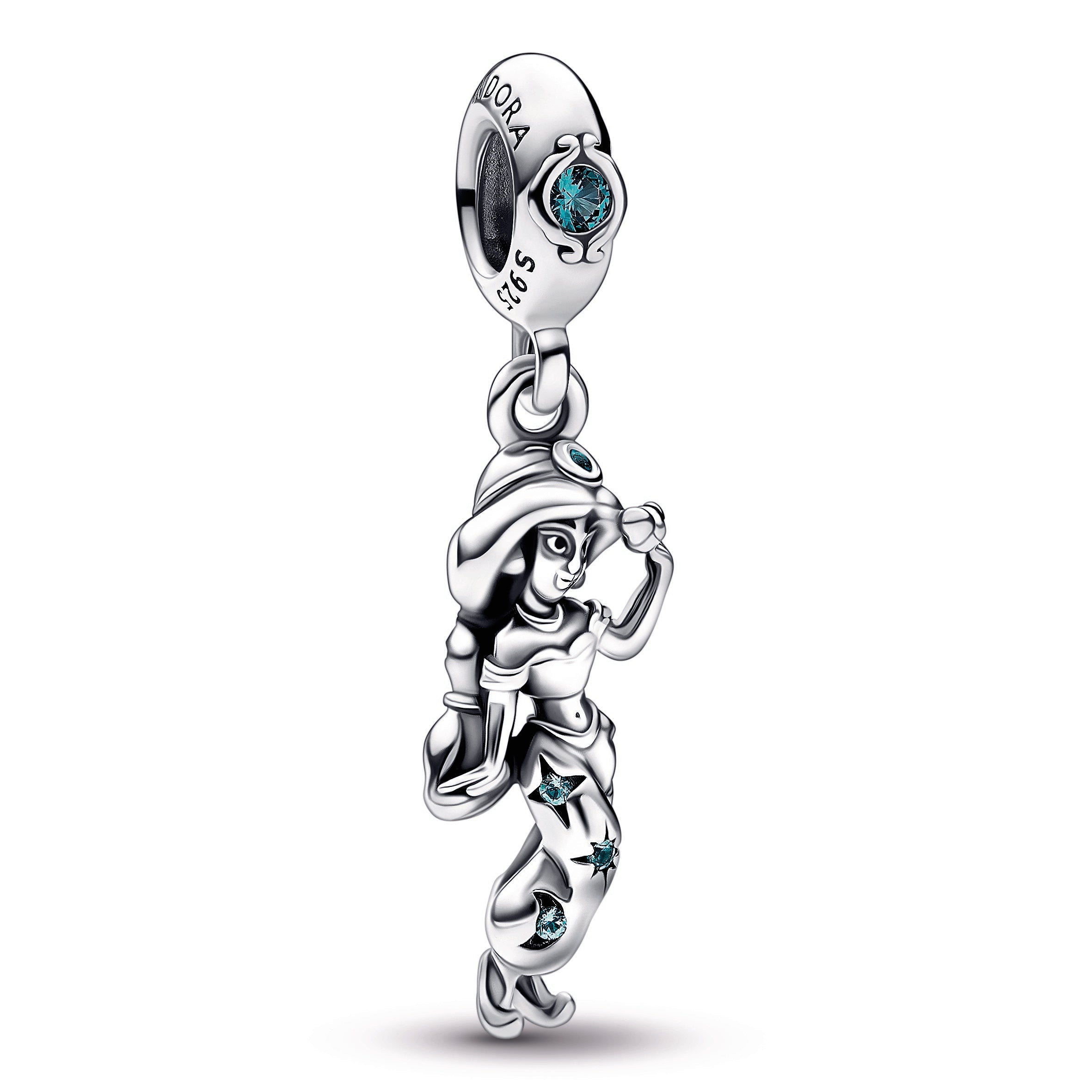 PANDORA Disney Aladdin Princess Jasmine Dangle Charm Crystals Disney Princess Charms Bracelet Charm Jewelry Gift