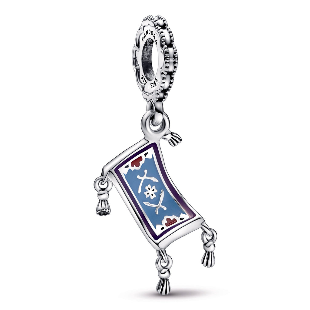 PANDORA Disney Aladdin Magic Carpet Dangle Charm Enamel Charms Bracelet Charm Jewelry Gift