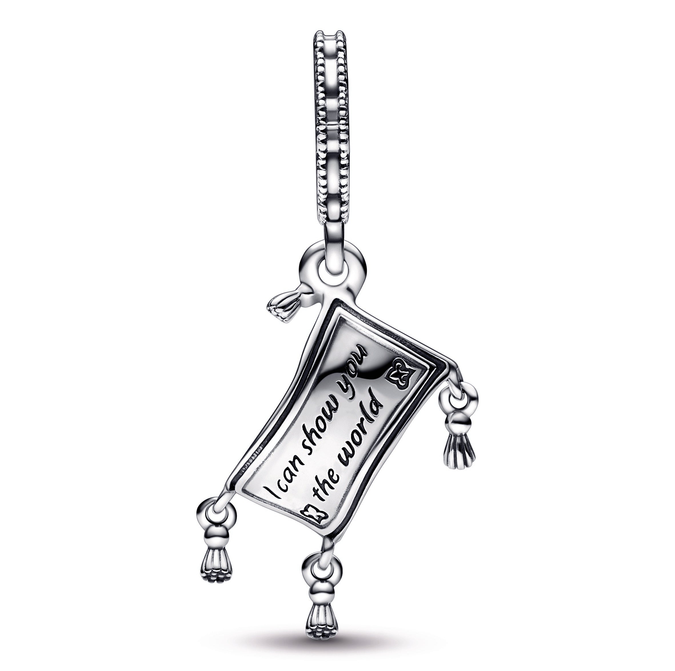 PANDORA Disney Aladdin Magic Carpet Dangle Charm Enamel Charms Bracelet Charm Jewelry Gift