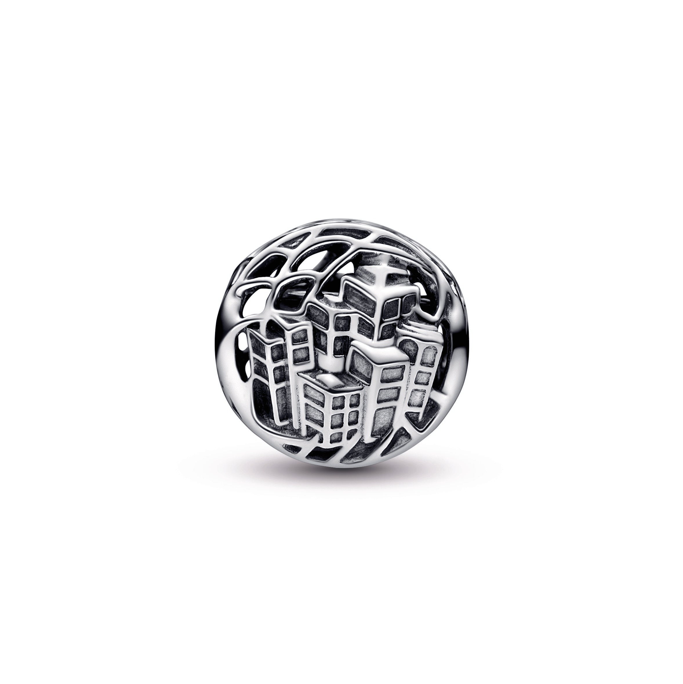 PANDORA Marvel Spider-Man Soaring City Charm Enamel Charms Bracelet Charm Jewelry Gift