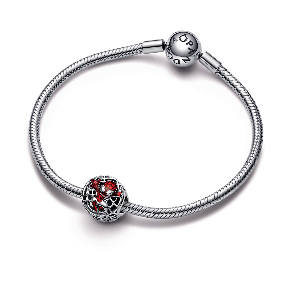 PANDORA Marvel Spider-Man Soaring City Charm Enamel Charms Bracelet Charm Jewelry Gift