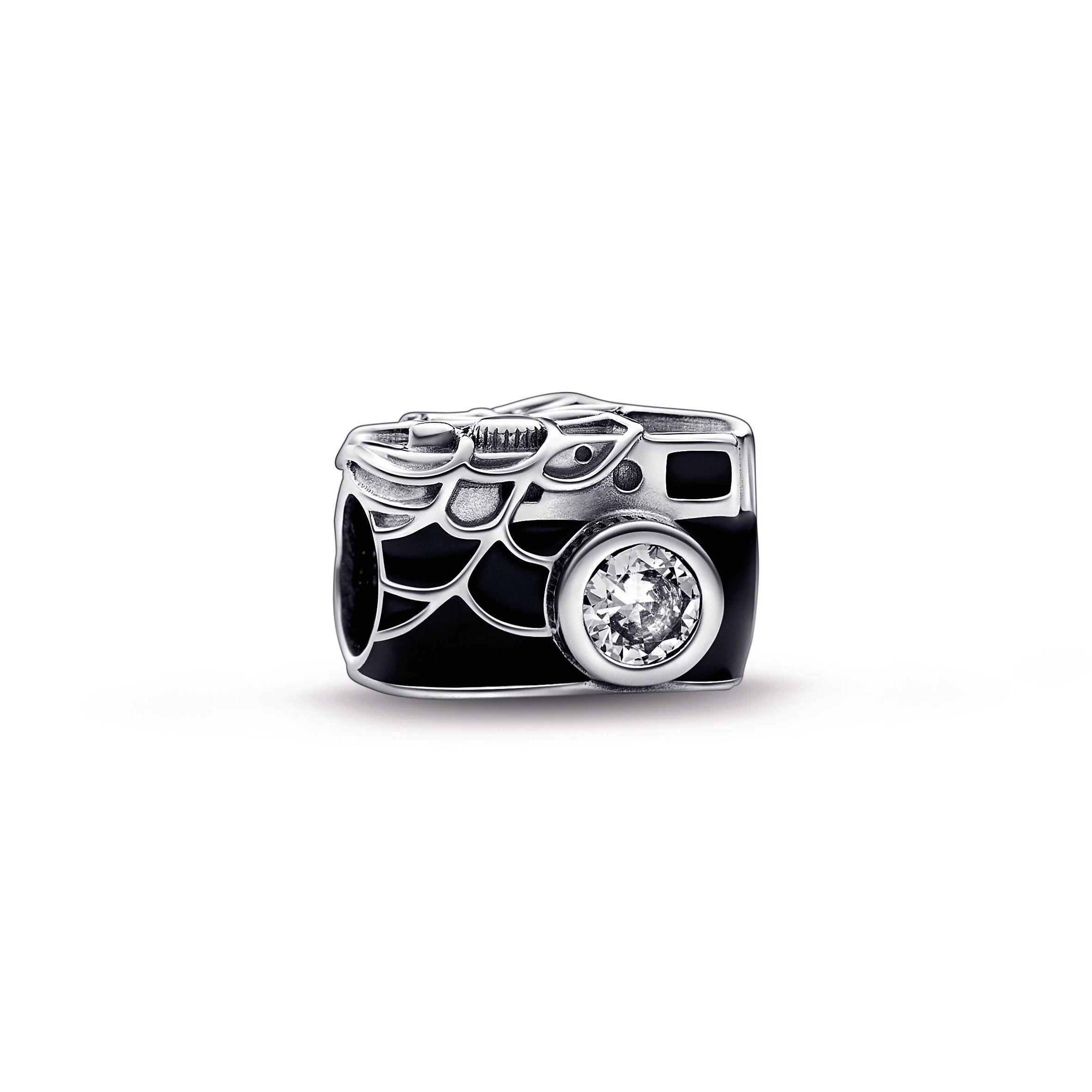 PANDORA Marvel Spider-Man Camera Selfie Charm Cubic Zirconia Charms Bracelet Charm Jewelry Gift
