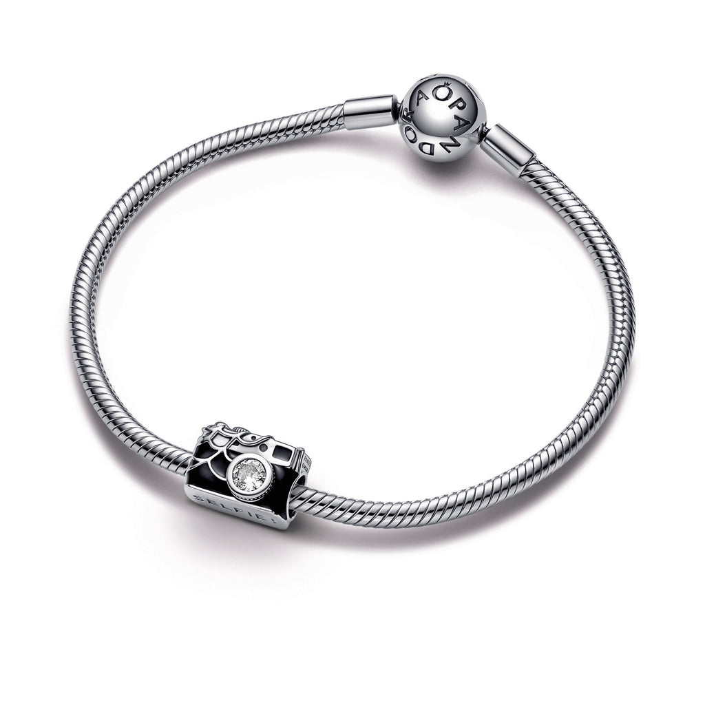 PANDORA Marvel Spider-Man Camera Selfie Charm Cubic Zirconia Charms Bracelet Charm Jewelry Gift