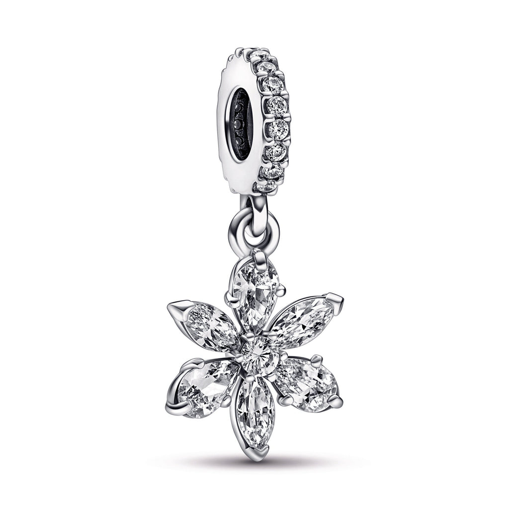 PANDORA Sparkling Herbarium Cluster Dangle Charm Sterling Silver Charms Bracelet Charm Jewelry Gift