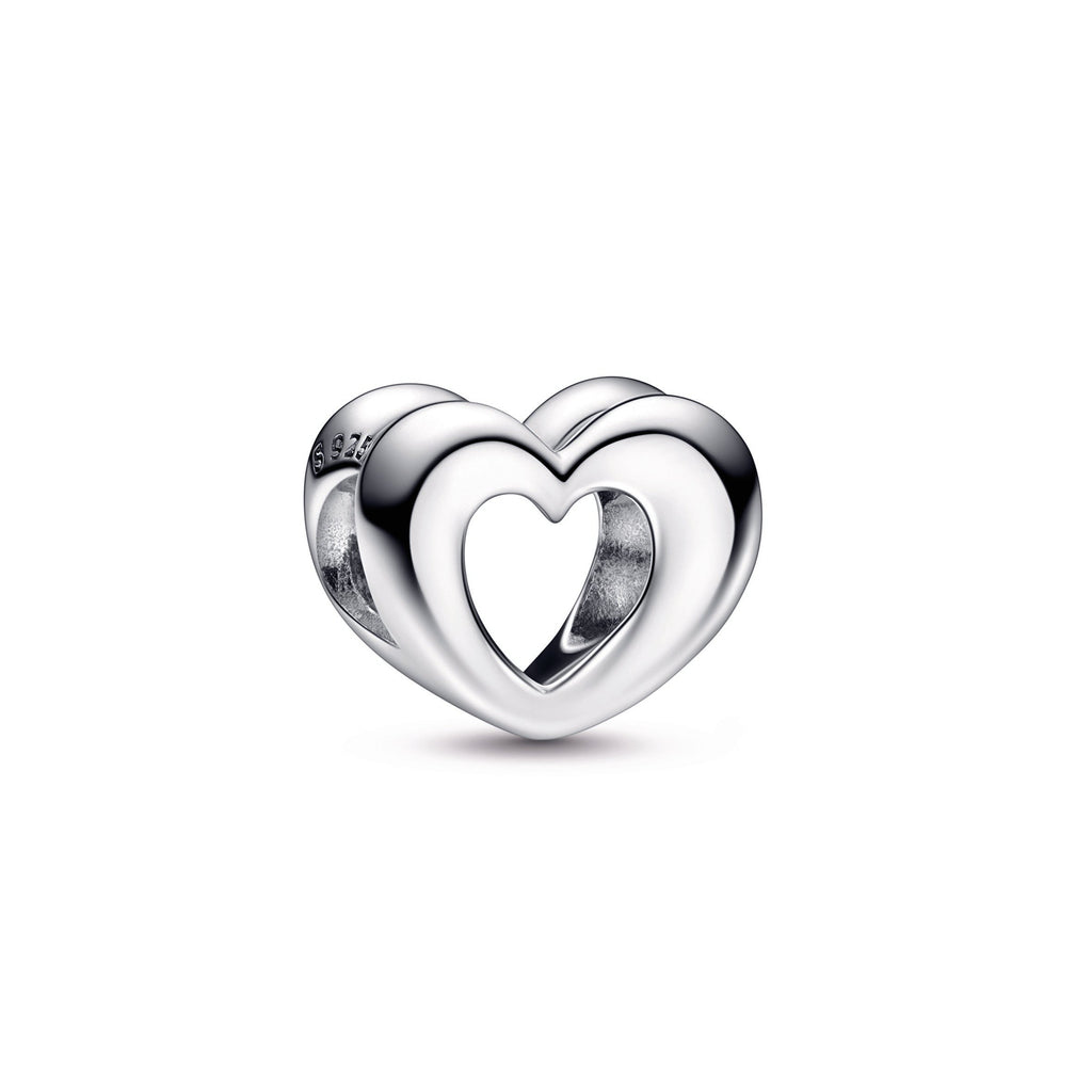 PANDORA Radiant Open Heart Charm Sterling Silver Charms Bracelet Charm Jewelry Gift
