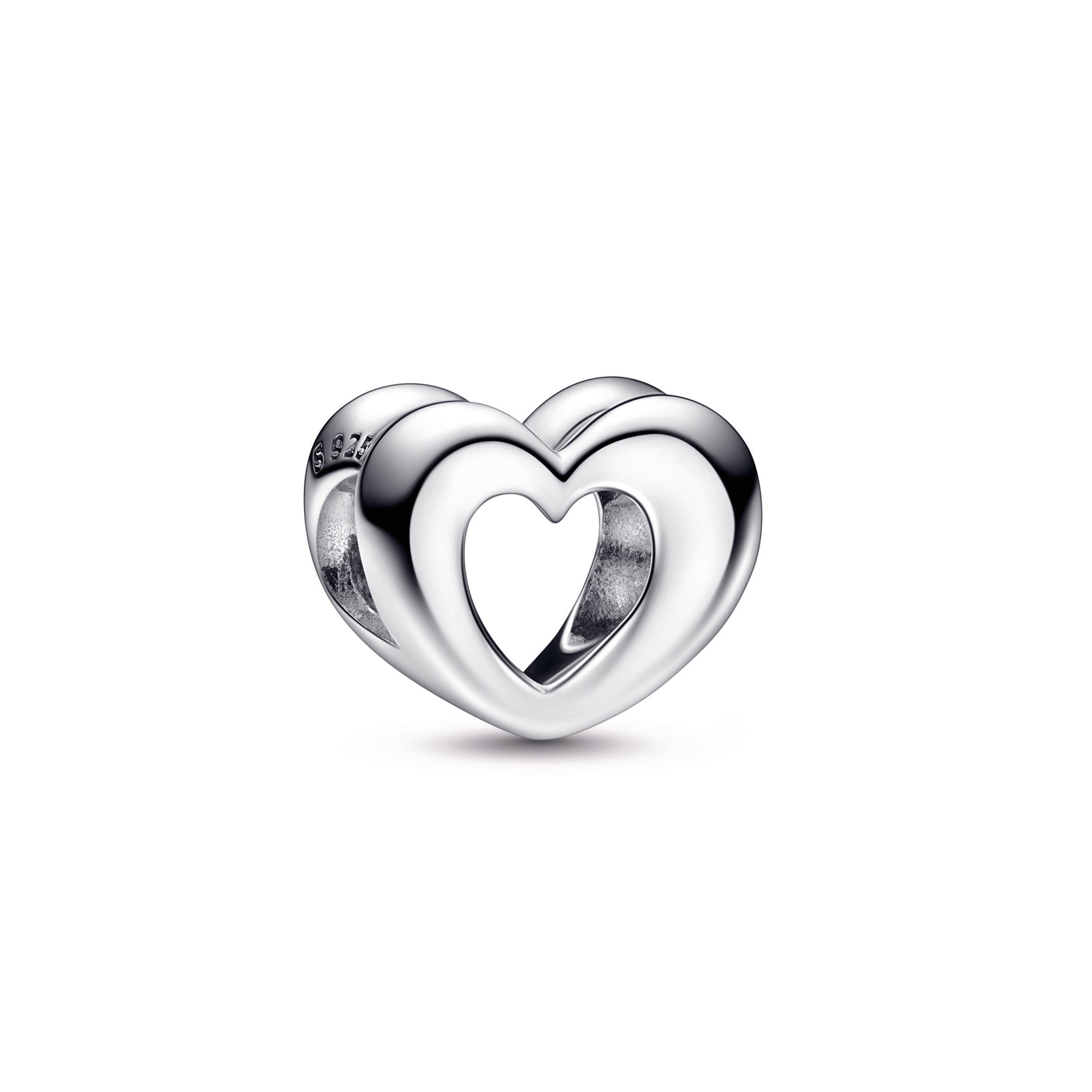 PANDORA Radiant Open Heart Charm Sterling Silver Charms Bracelet Charm Jewelry Gift