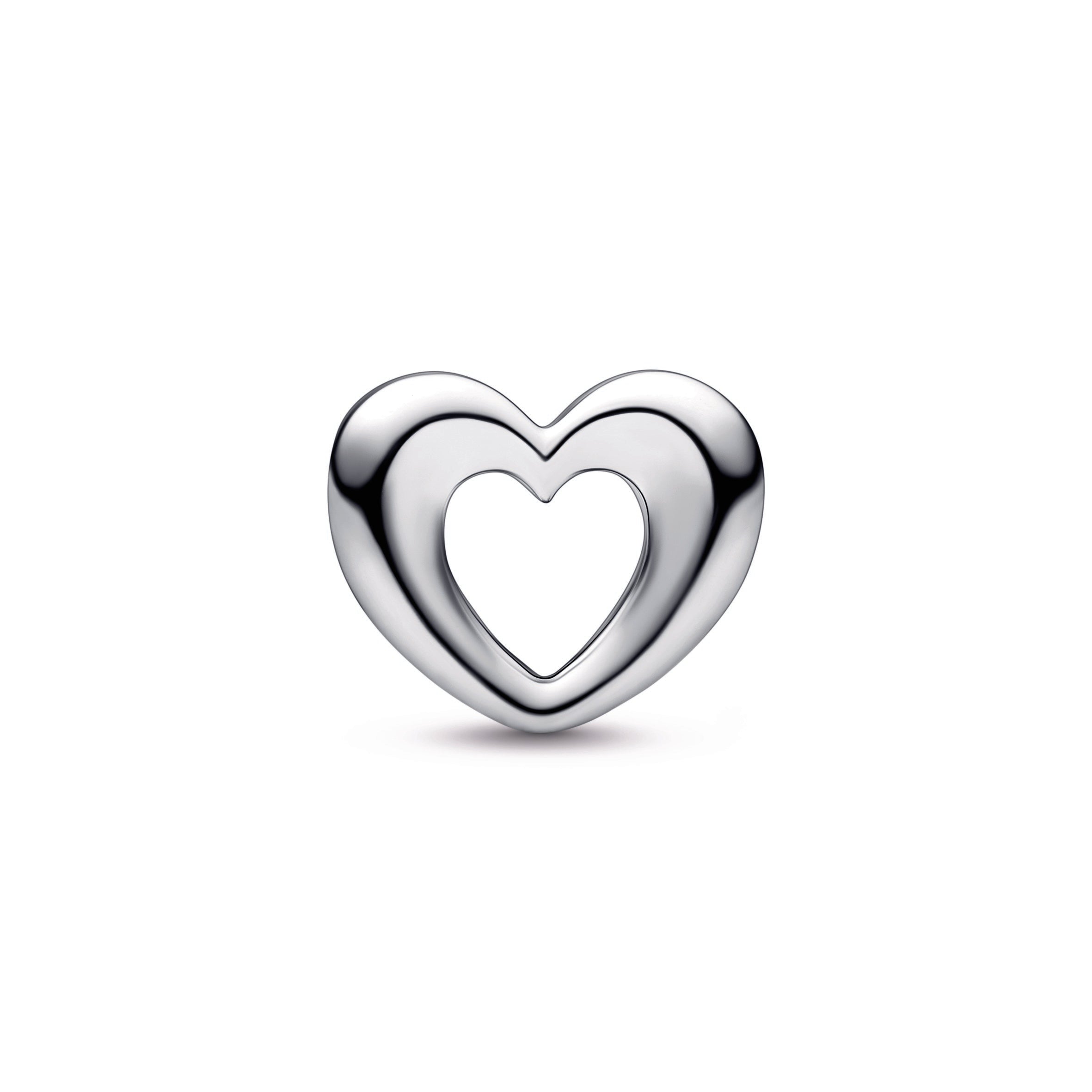 PANDORA Radiant Open Heart Charm Sterling Silver Charms Bracelet Charm Jewelry Gift