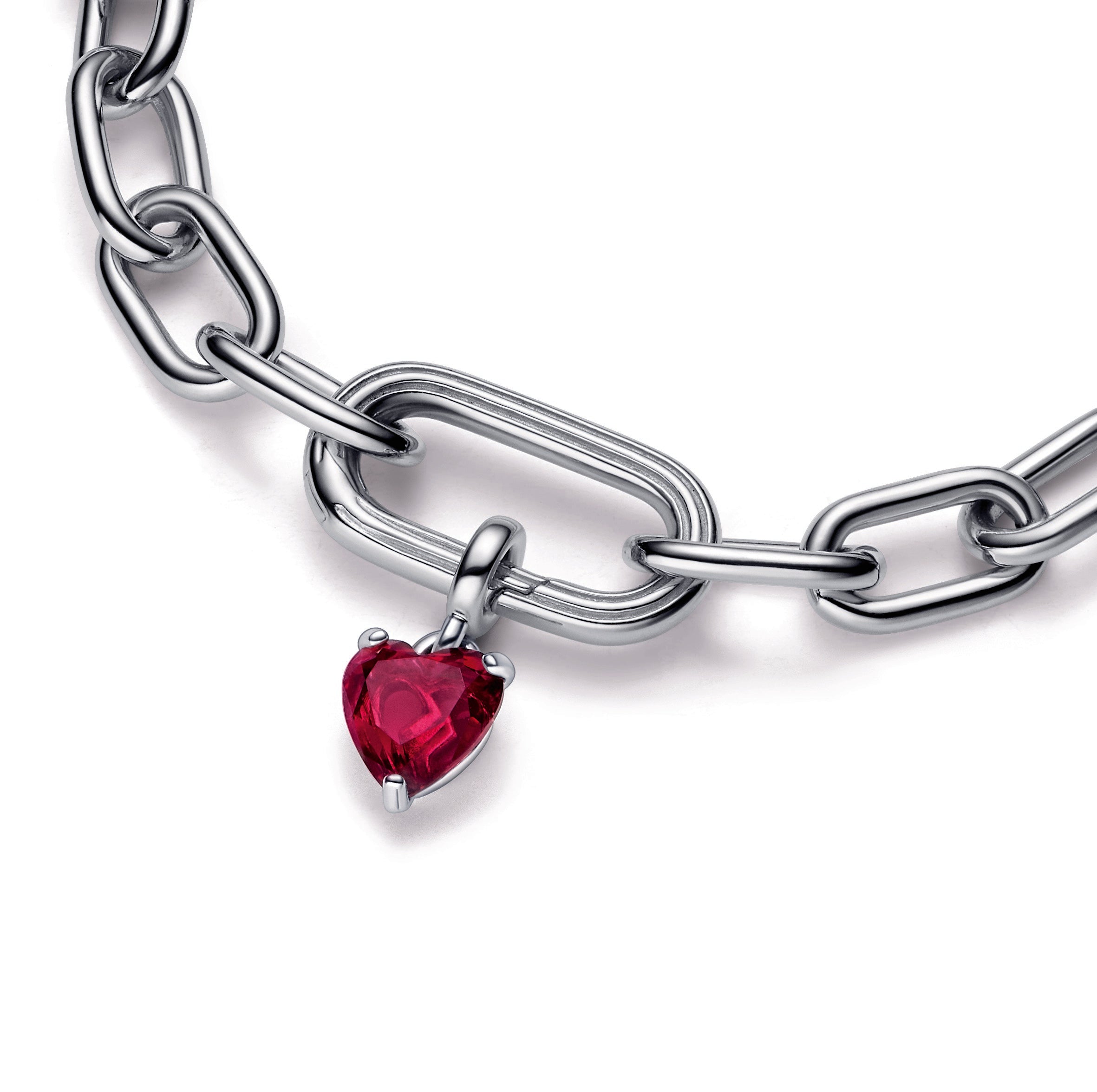 PANDORA ME Broken Heart Mini Dangle Crystals Charms Bracelet Charm Jewelry Gift
