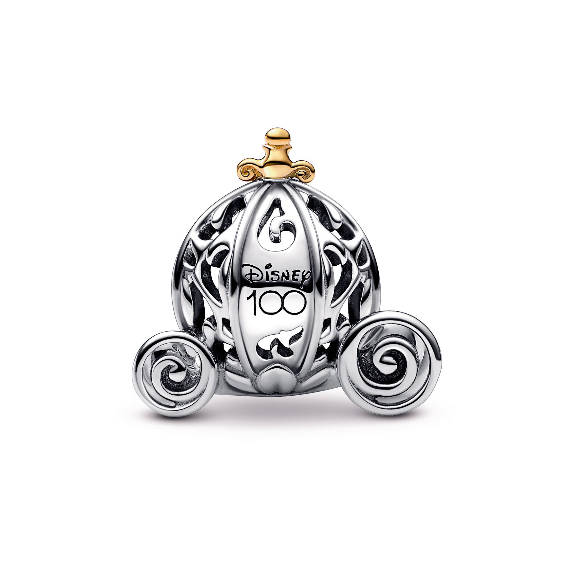 PANDORA Disney 100th Anniversary Cinderella S Enchanted Carriage Charm 14K Gold Charms Bracelet Charm Jewelry Gift
