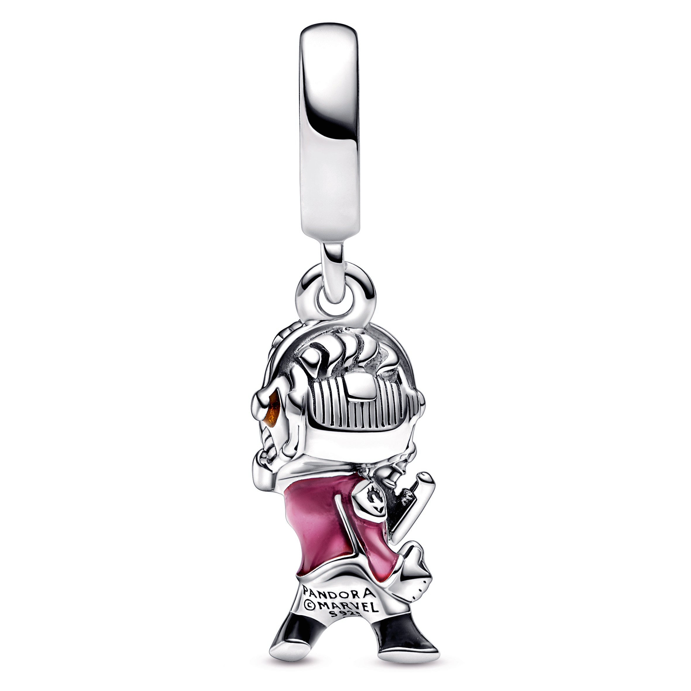 PANDORA Marvel Guardians Of The Galaxy Star-Lord Dangle Charm Enamel Bracelet Charm Jewelry Gift