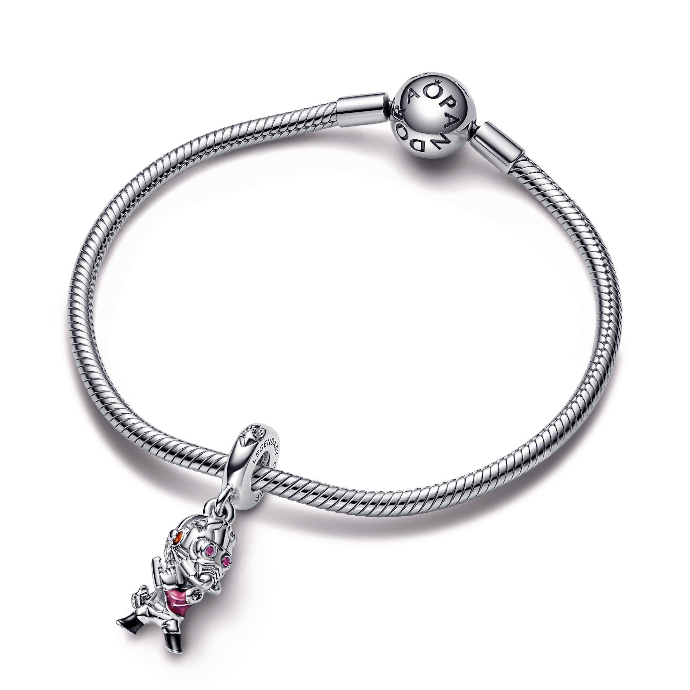 PANDORA Marvel Guardians Of The Galaxy Star-Lord Dangle Charm Enamel Bracelet Charm Jewelry Gift