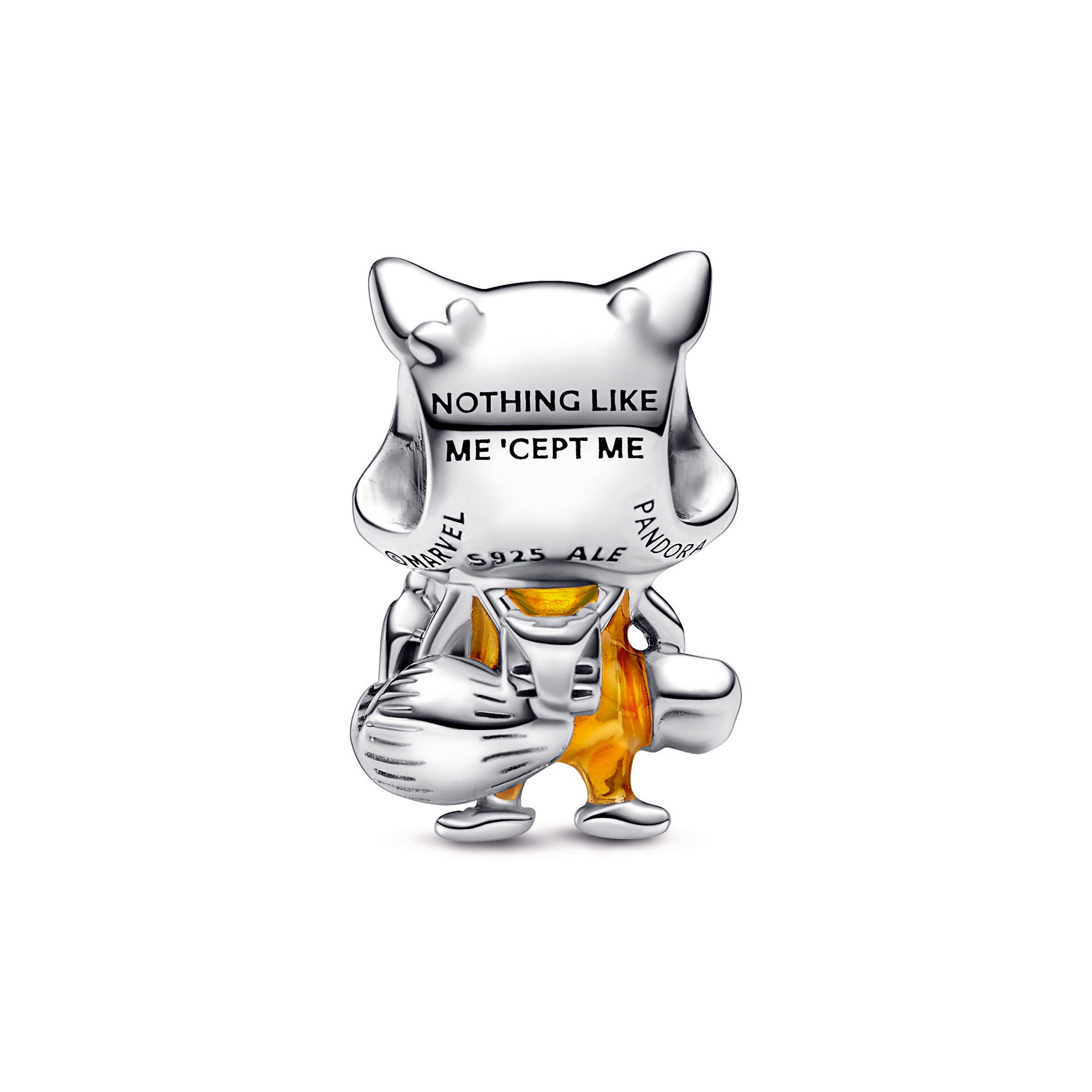 PANDORA Marvel Guardians Of The Galaxy Rocket Raccoon Charm Enamel Charms Bracelet Charm Jewelry Gift