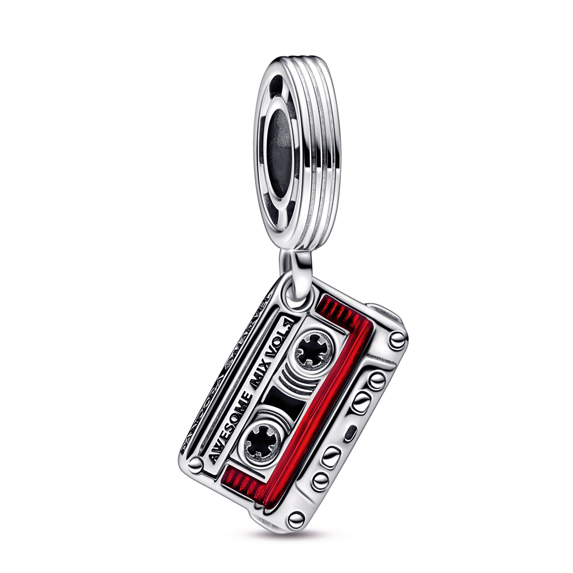 PANDORA Marvel Guardians Of The Galaxy Cassette Tape Dangle Charm Enamel Charms Bracelet Charm Jewelry Gift
